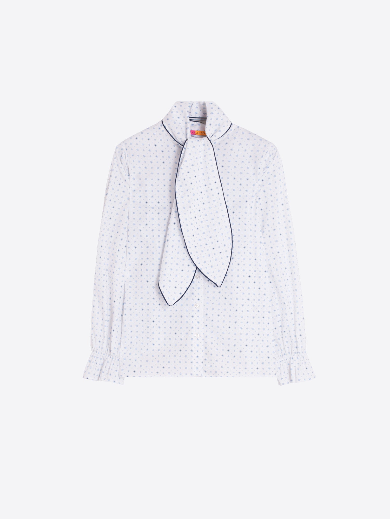 POLKA DOT BOW SHIRT