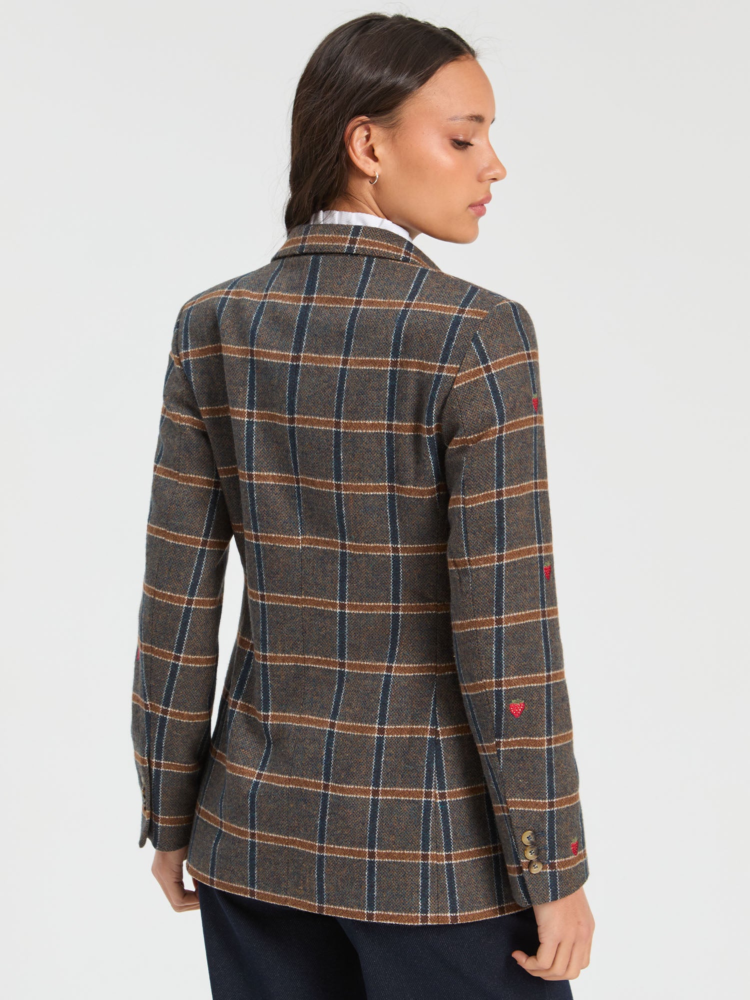 HERRINGBONE JACKET TOASTED GREEN