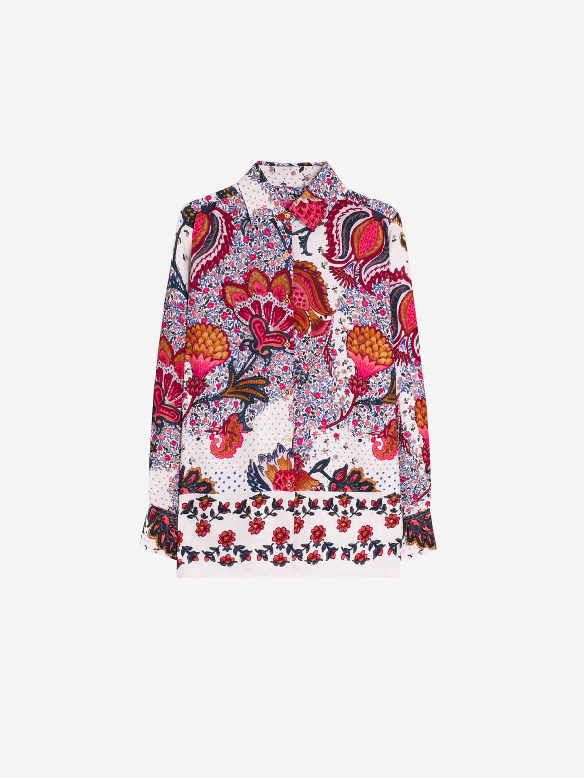 CAMISA ESTAMPADA PAISLEY FLORAL