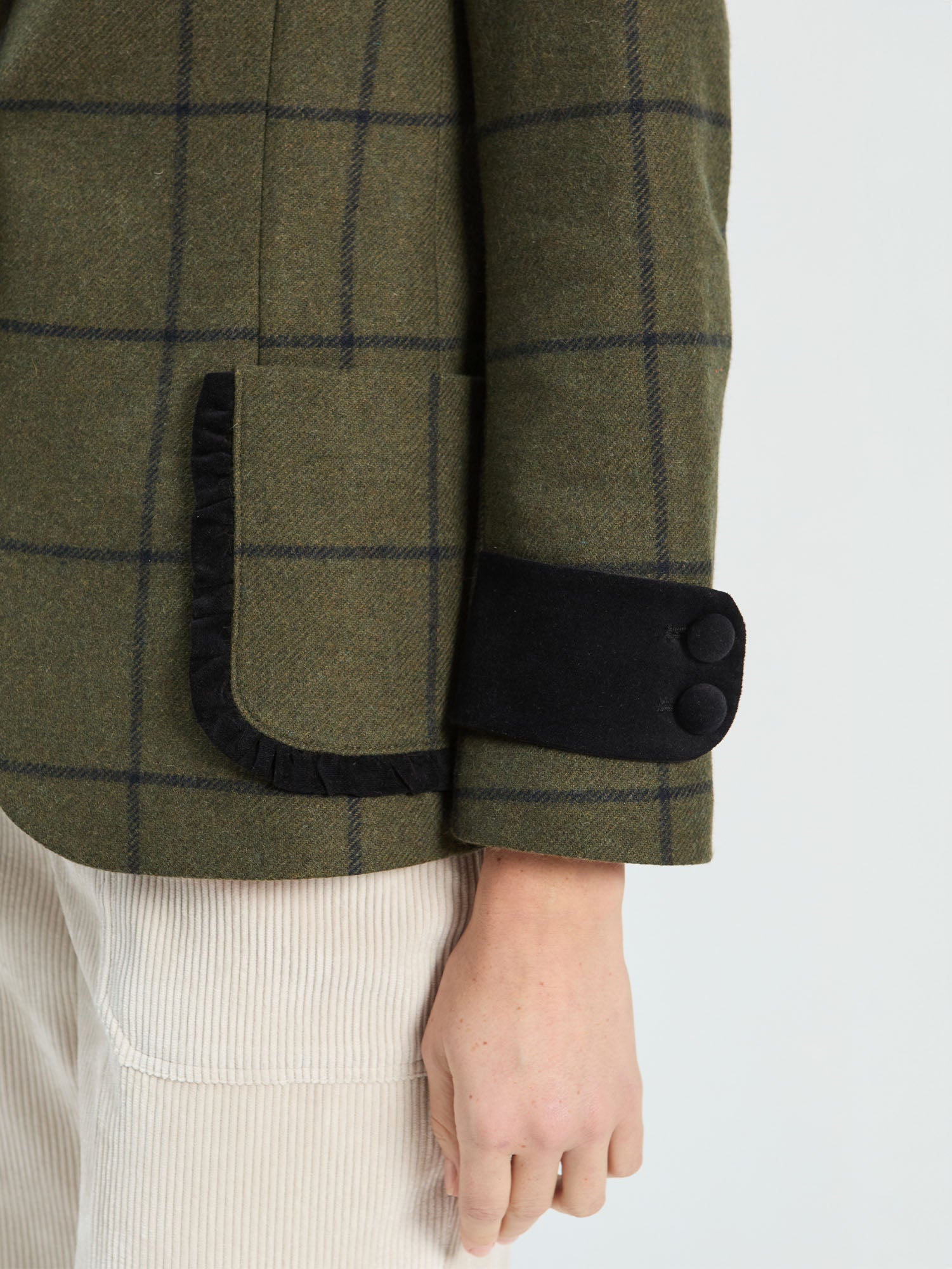 PLAID GREEN JACKET