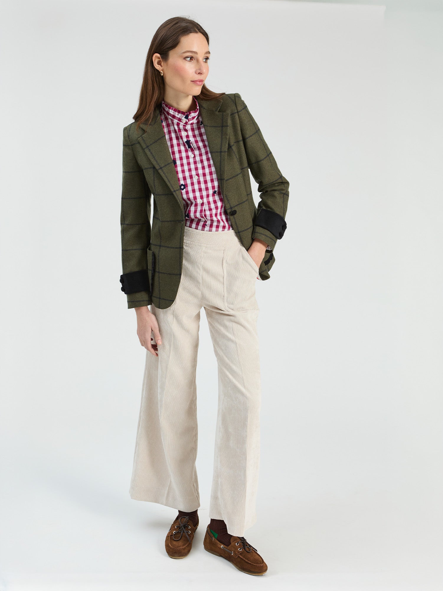 PLAID GREEN JACKET