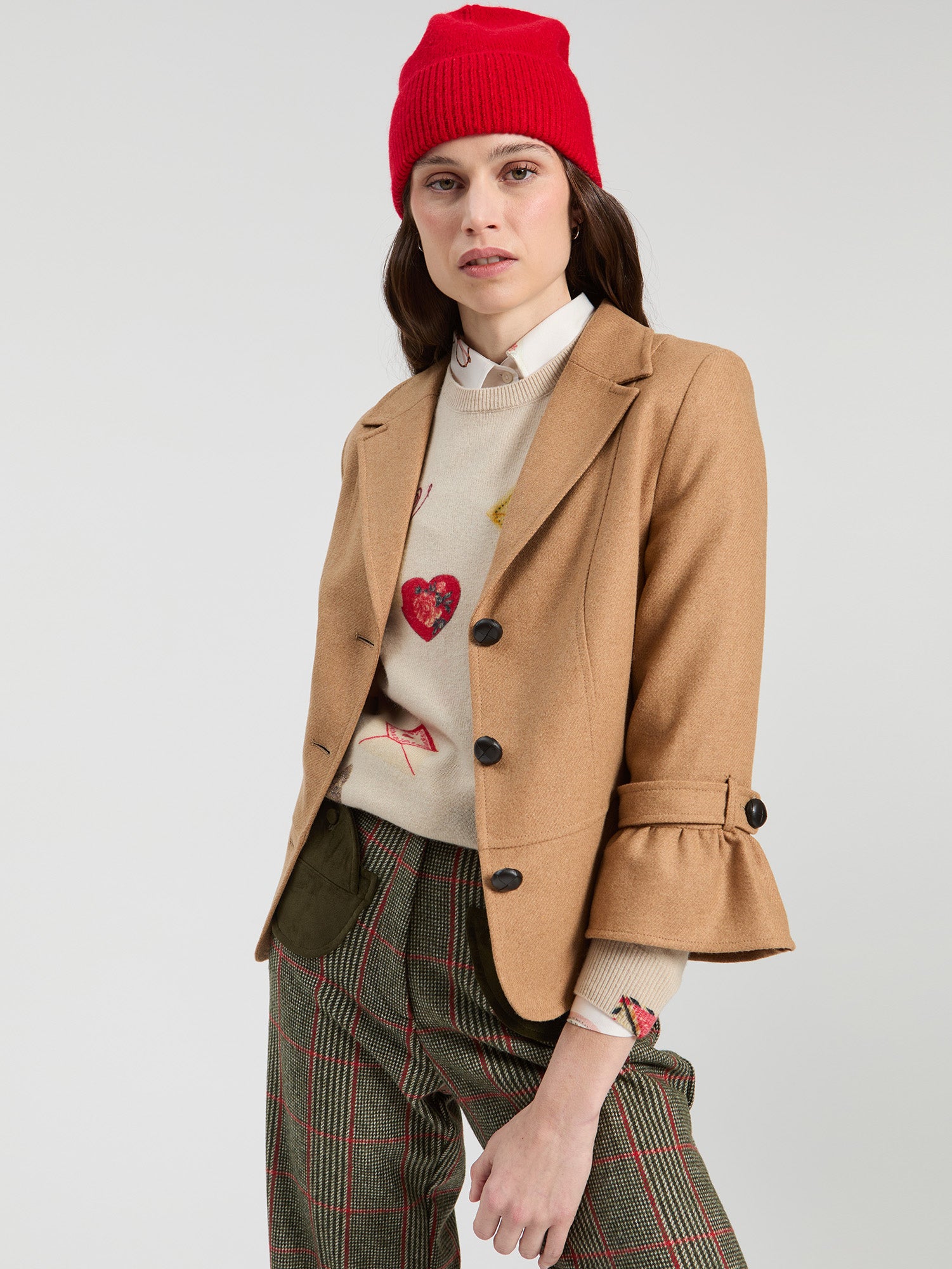 BLUE TWEED JACKET