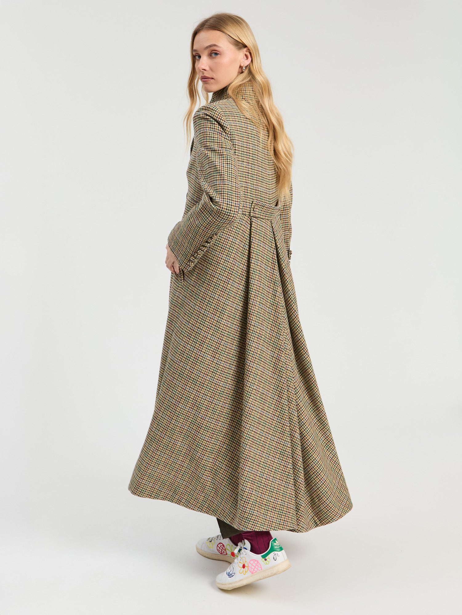 HOUNDSTOOTH TOGGLE COAT