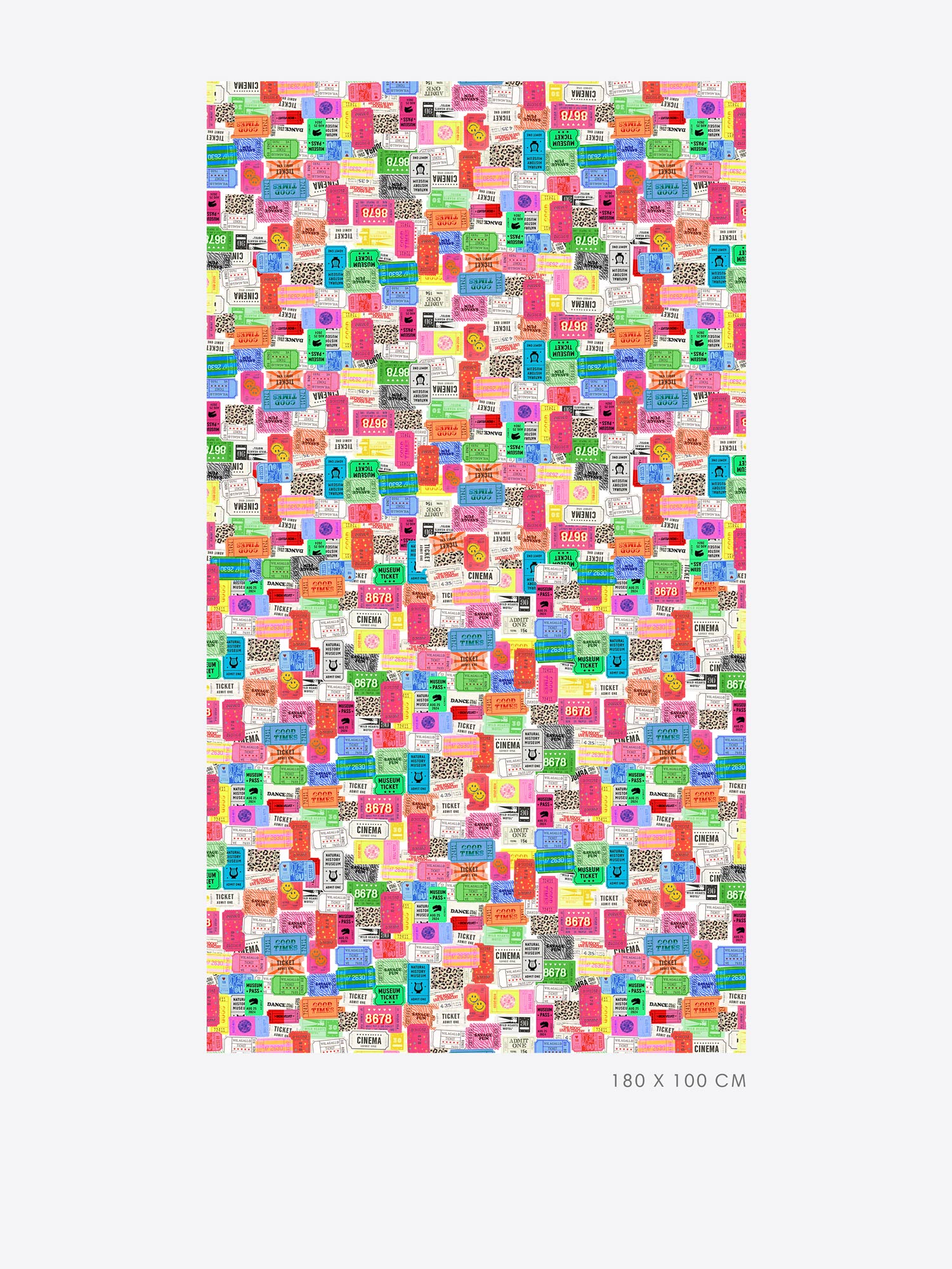 MULTICOLOR SCARF TICKETS