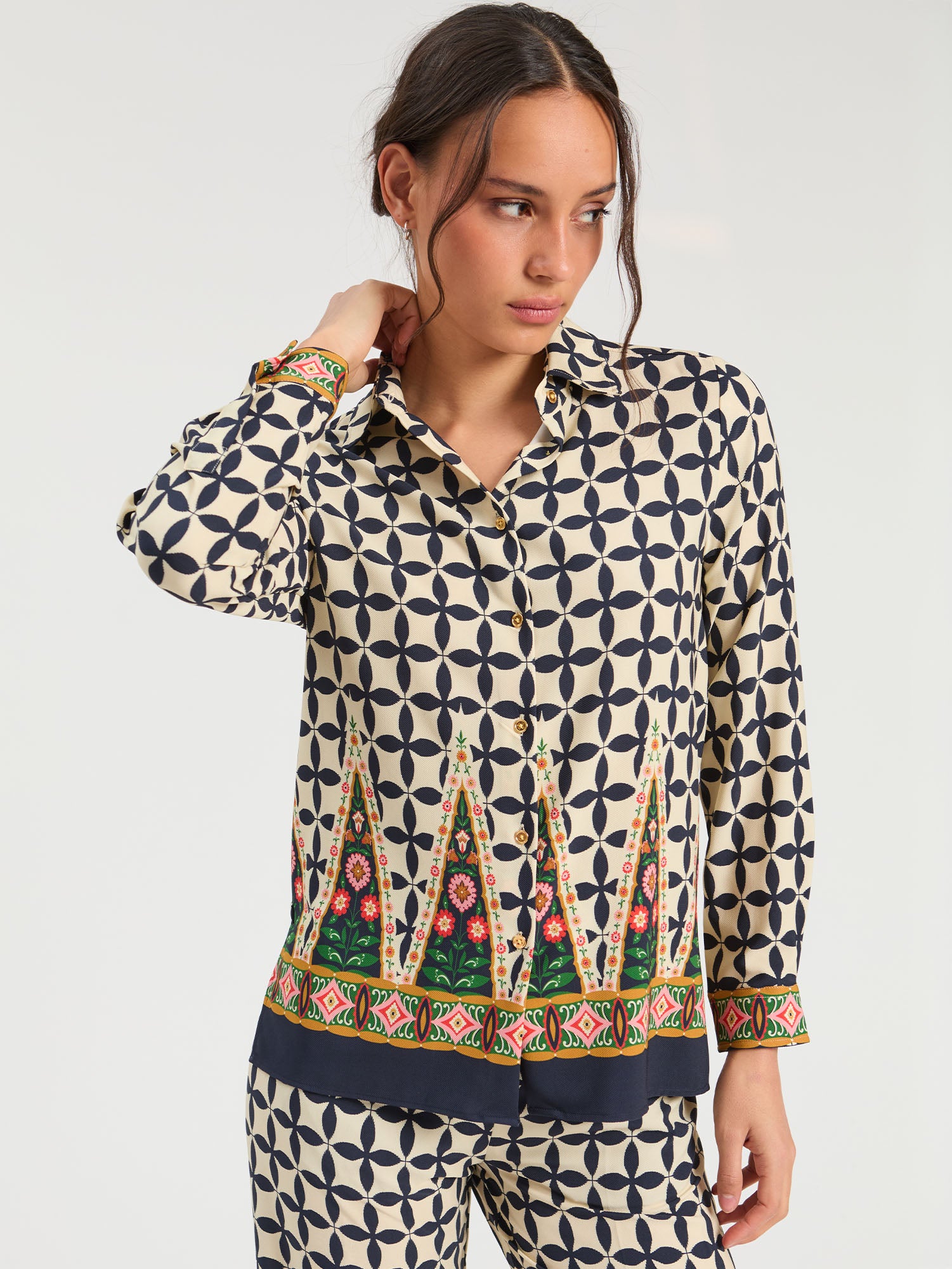 CAMISA GEOMÉTRICO FOLK
