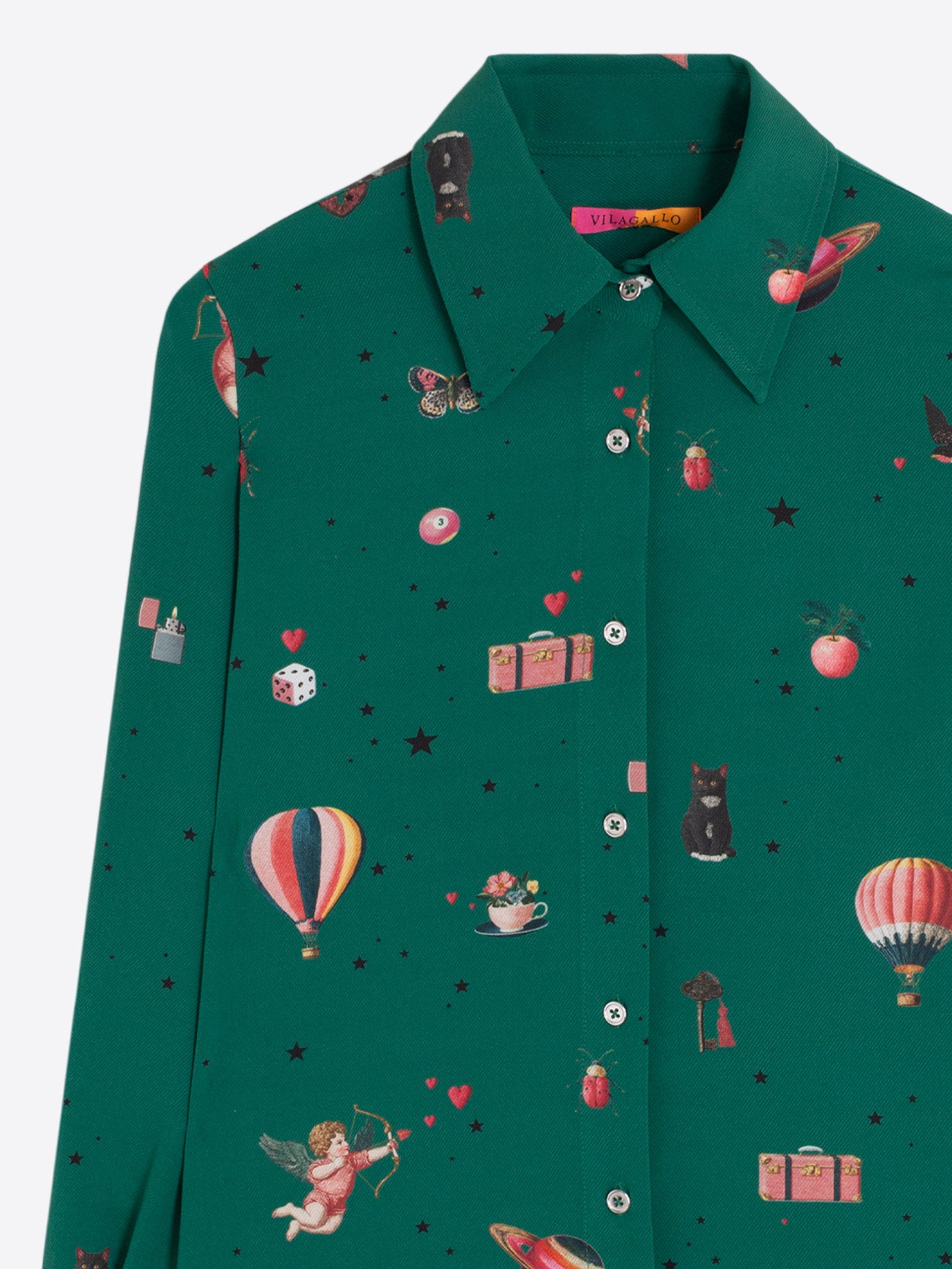 GREEN CUPID SHIRT