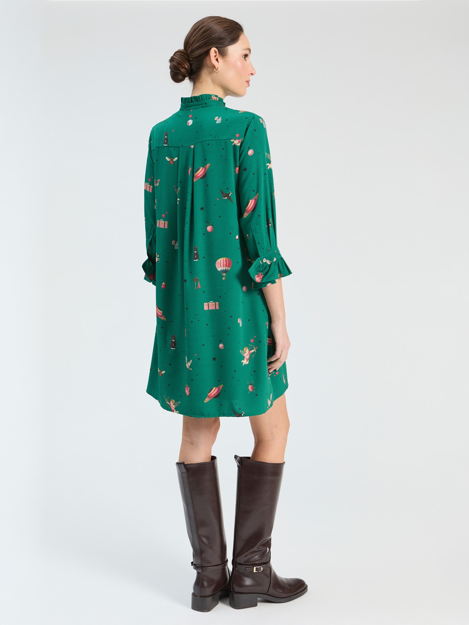 CUPID GREEN SHORT DRESS