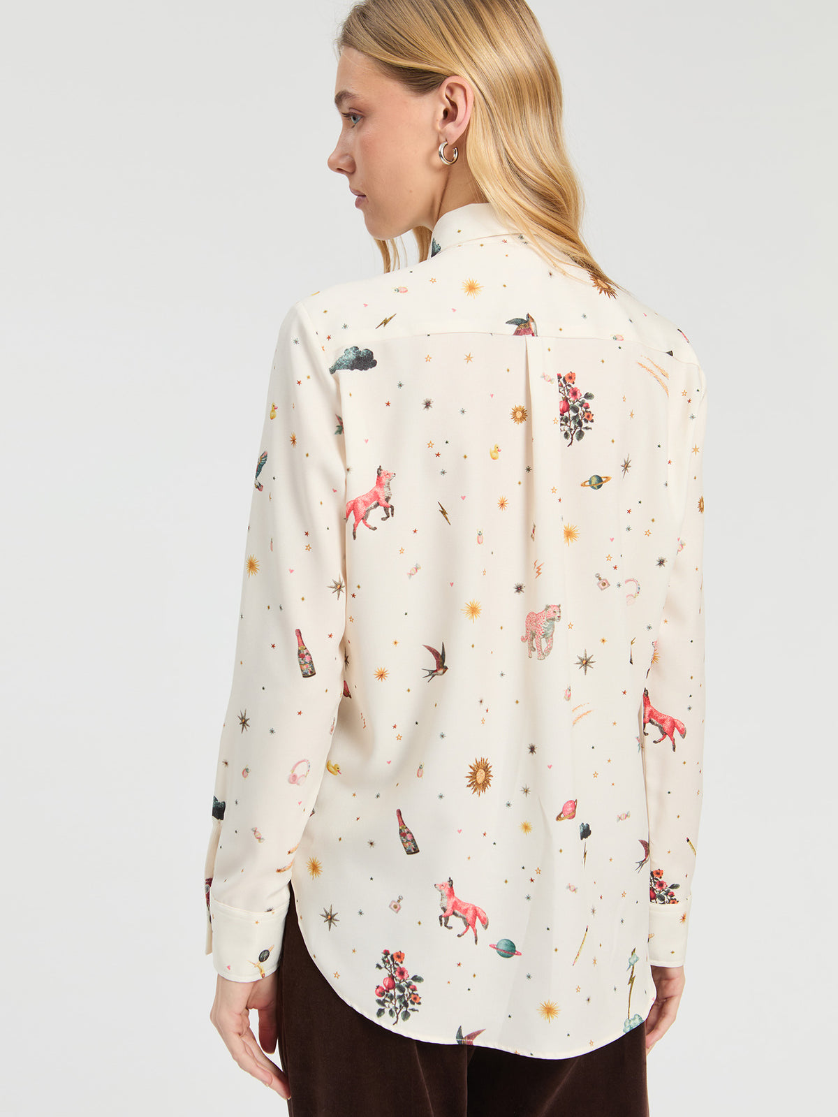 CAMISA SATEN CRUDO CONTELACIONES