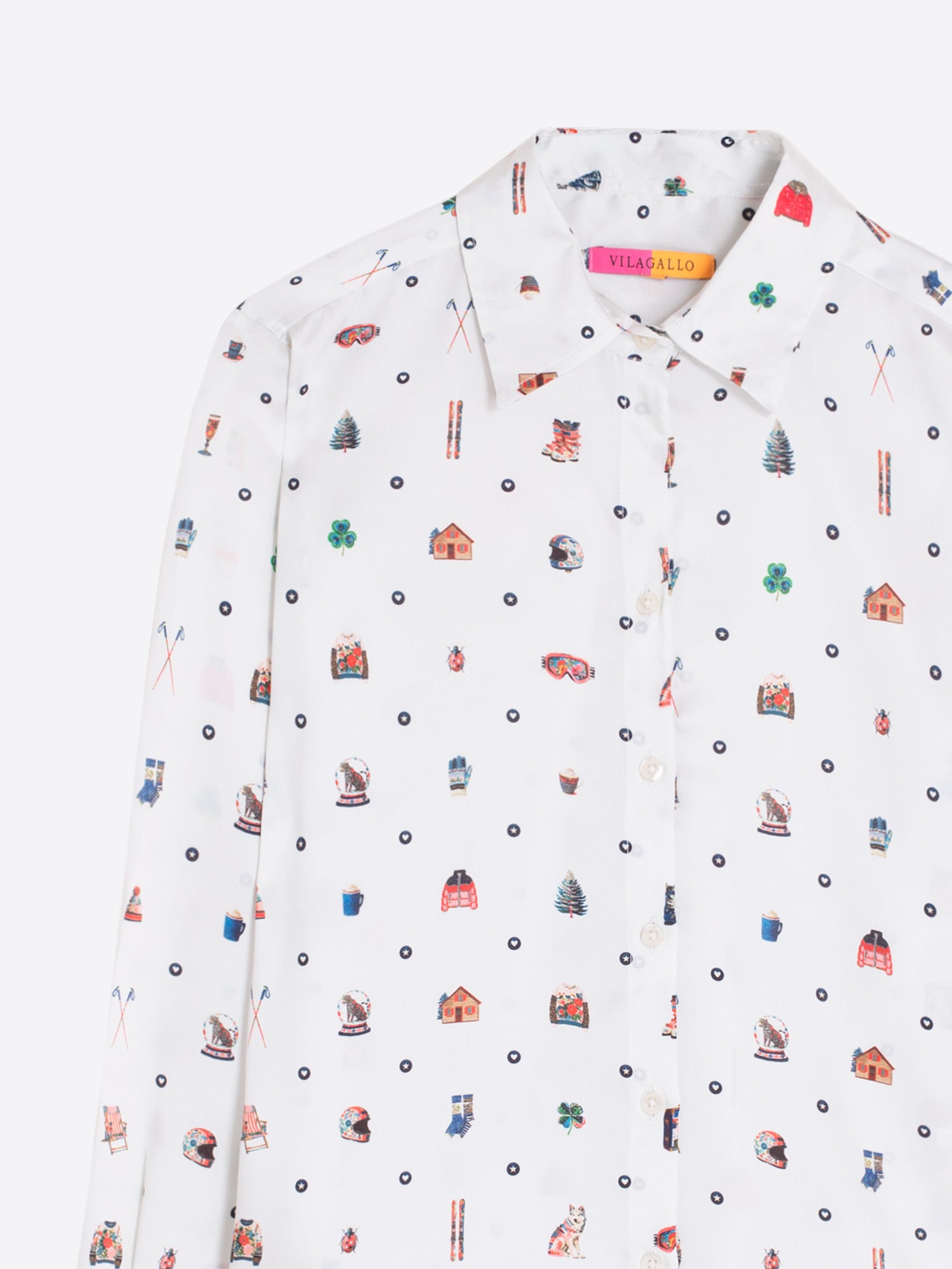 MINI SKI PRINT SHIRT