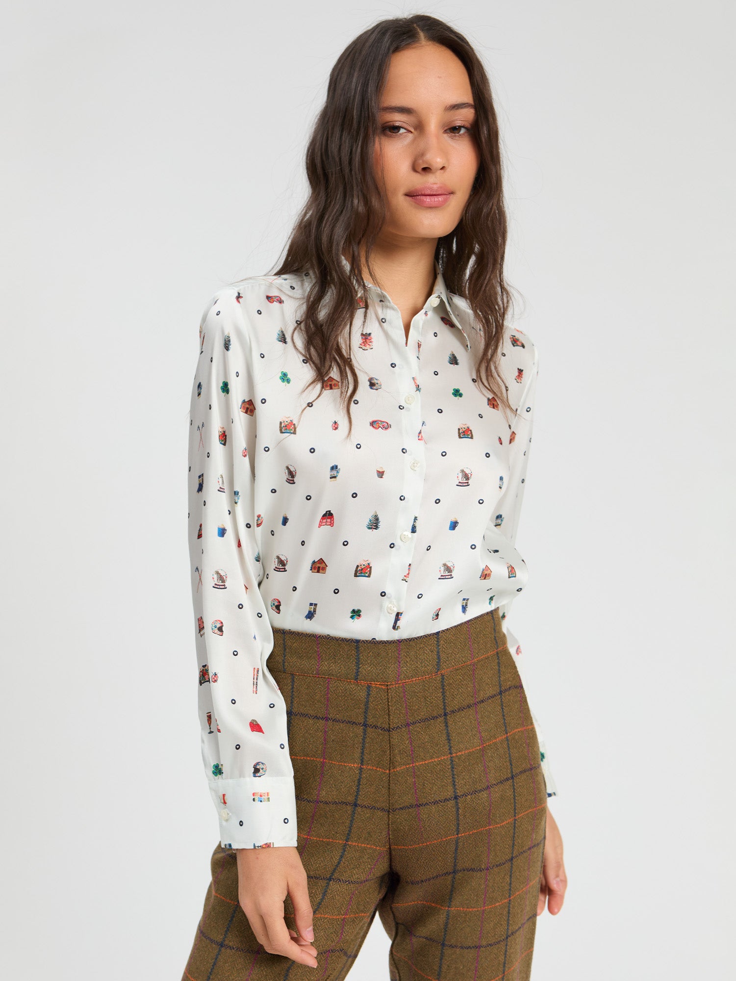 MINI SKI PRINT SHIRT