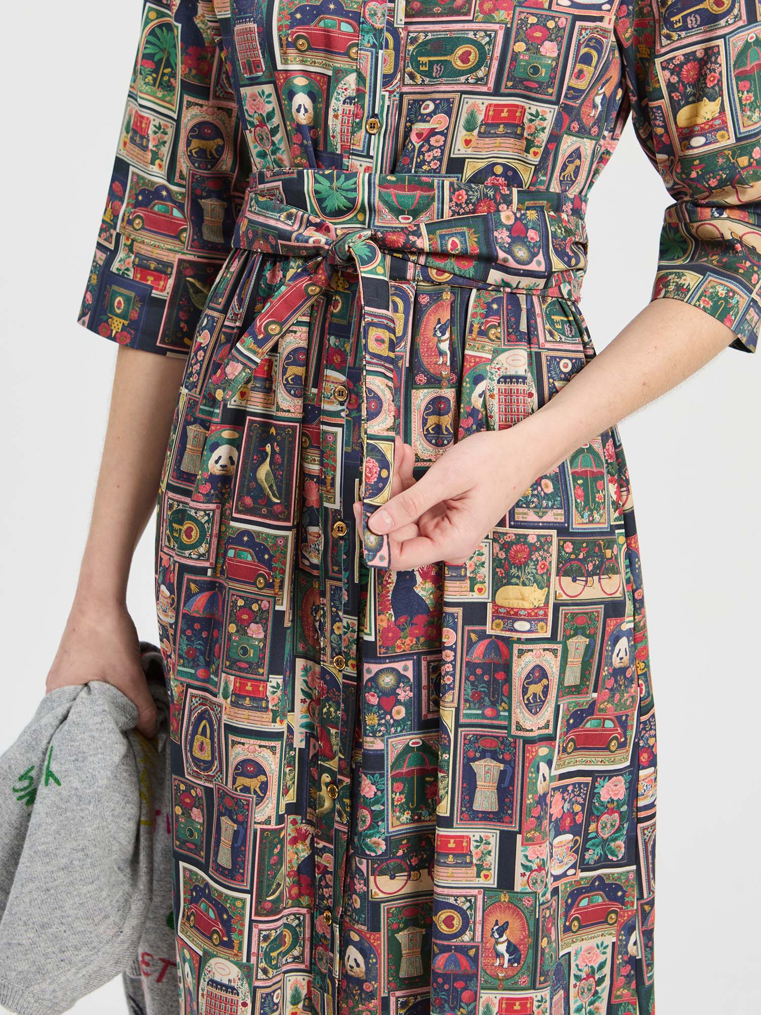 LONG DRESS MULTICOLOR POSTERS
