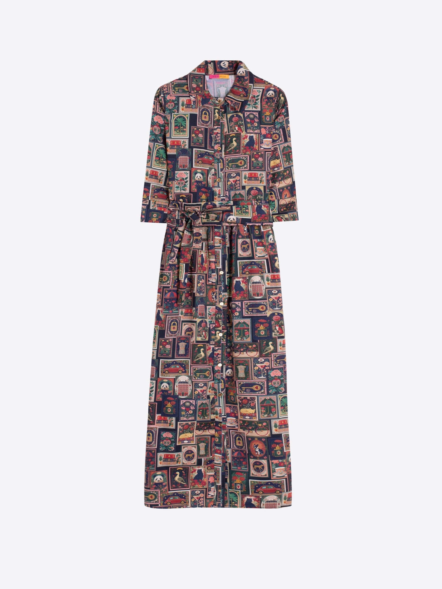 LONG DRESS MULTICOLOR POSTERS