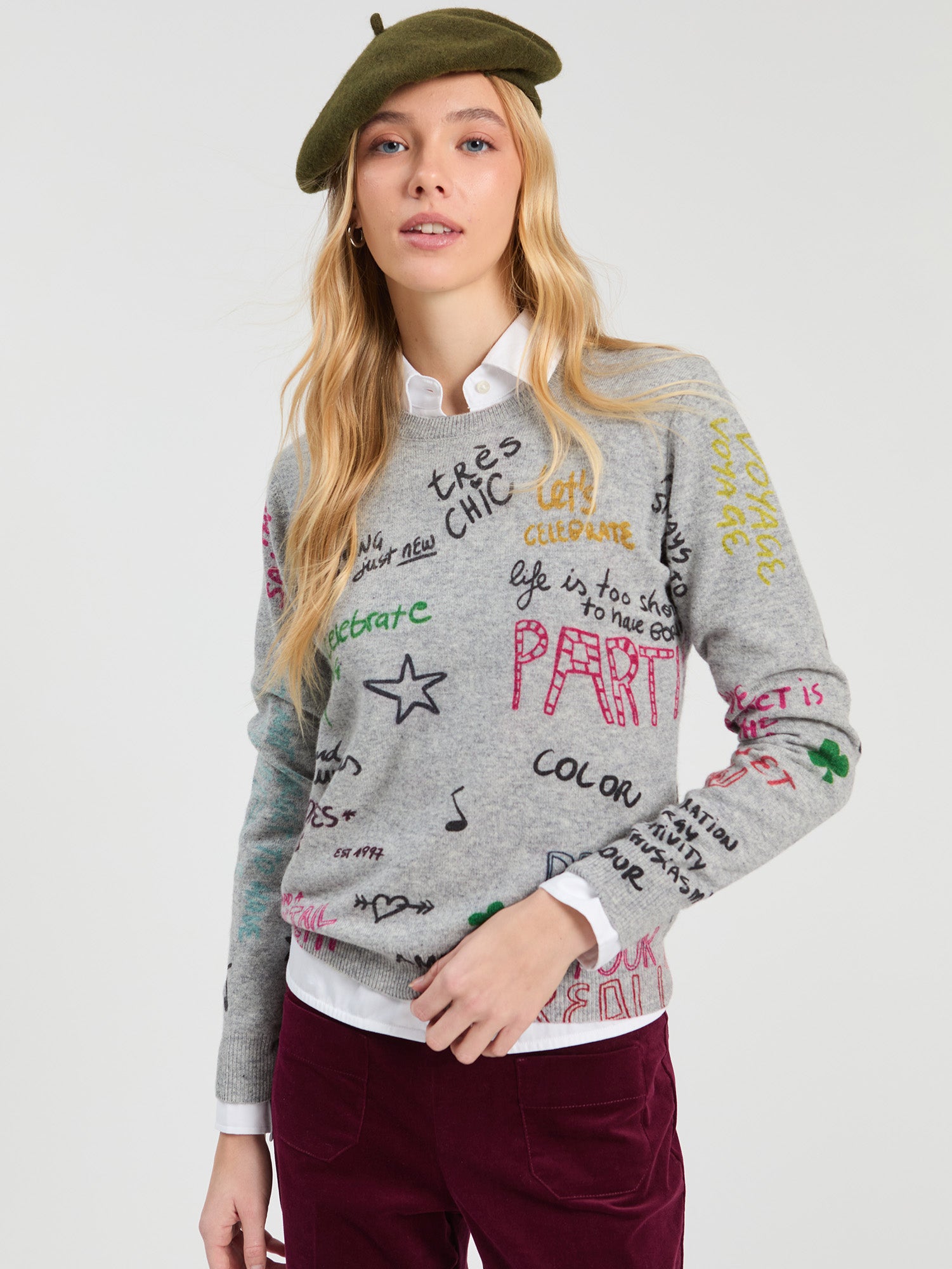 JERSEY GRIS GRAFFITI NORIA