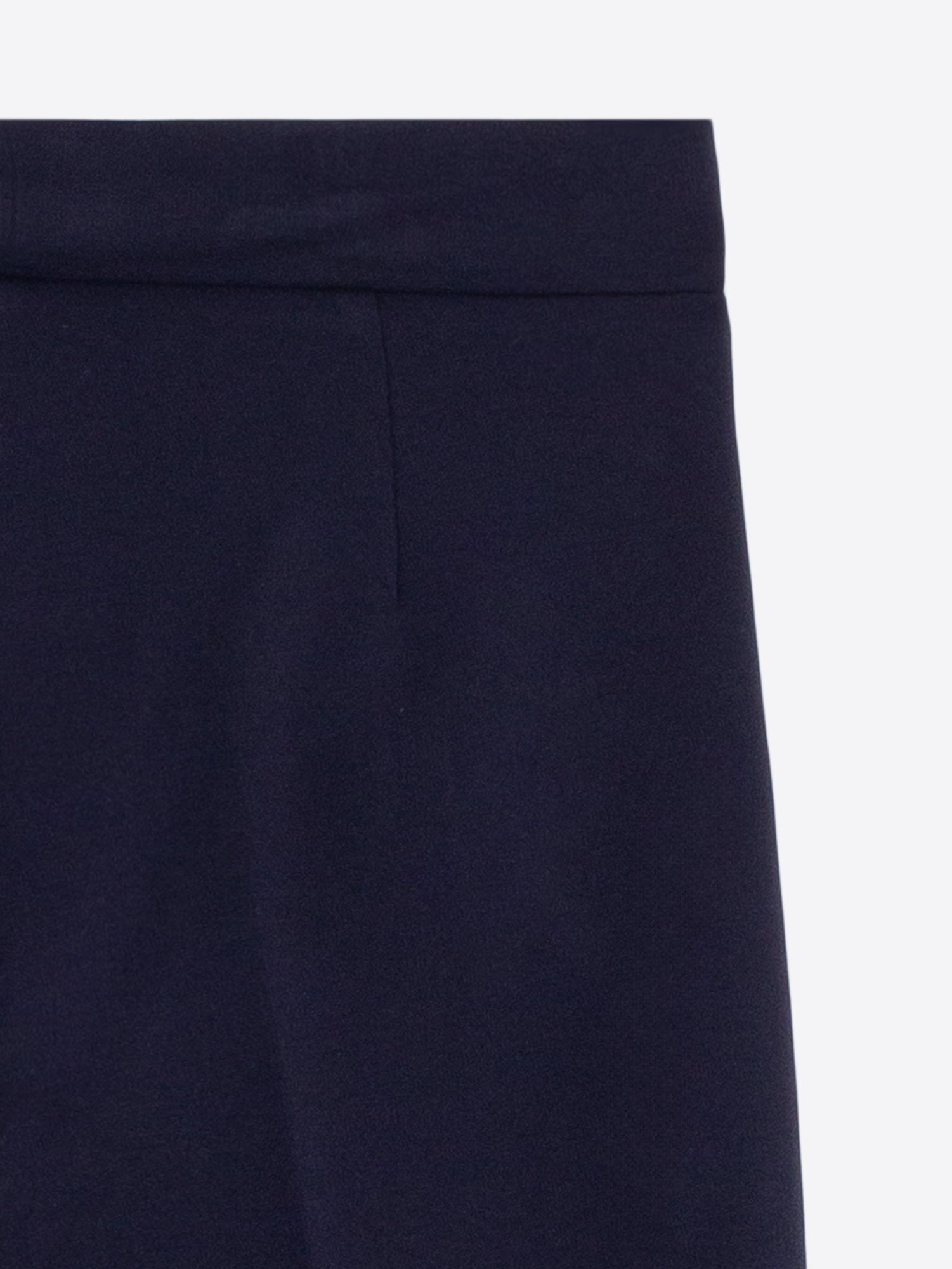 NAVY KNIT TROUSERS