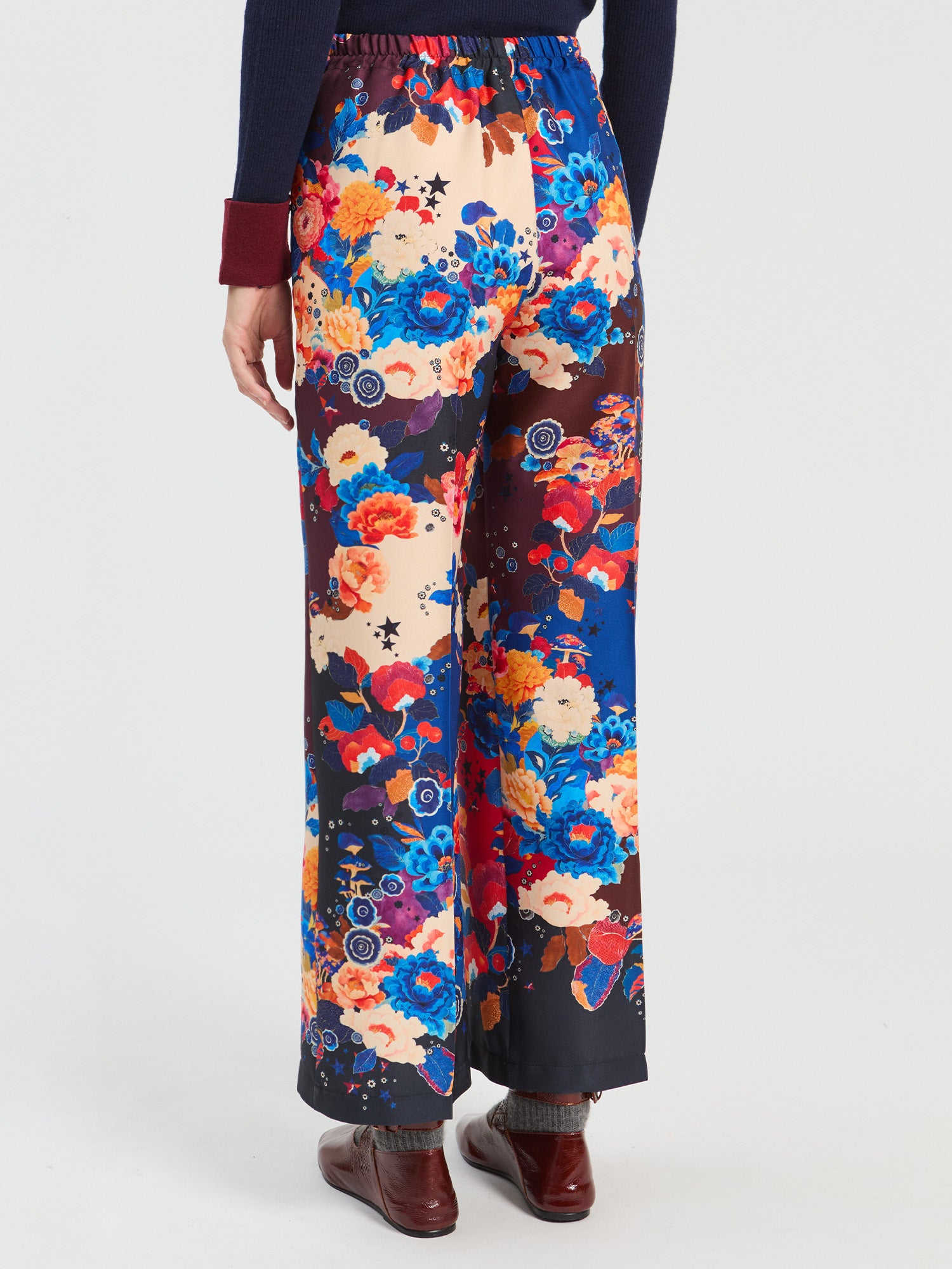 FLOWER AND MUSHROOM TROUSERS