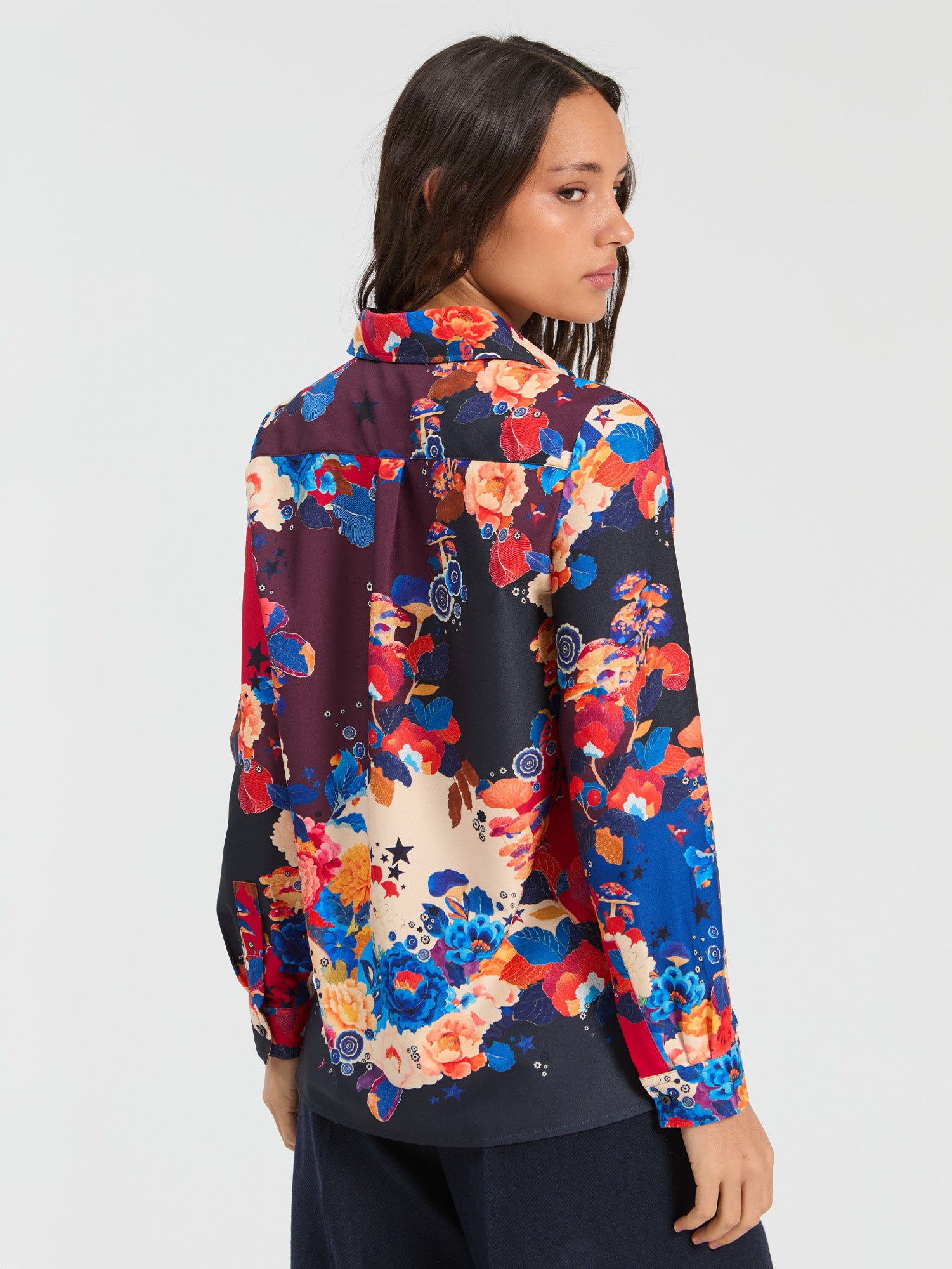 FLORAL AND MUSHROOM SHIRT