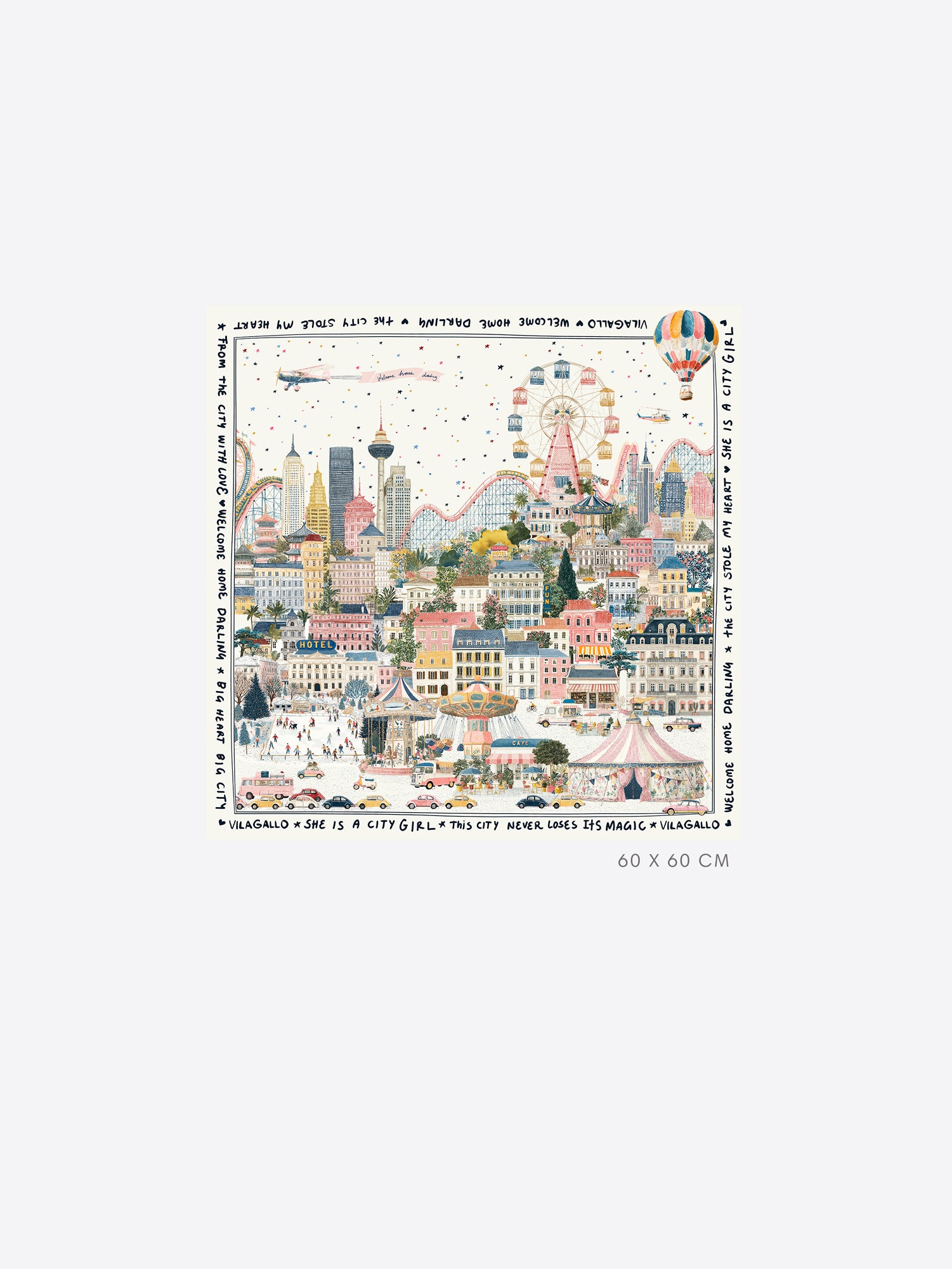 SILK MINI CITY SCARF