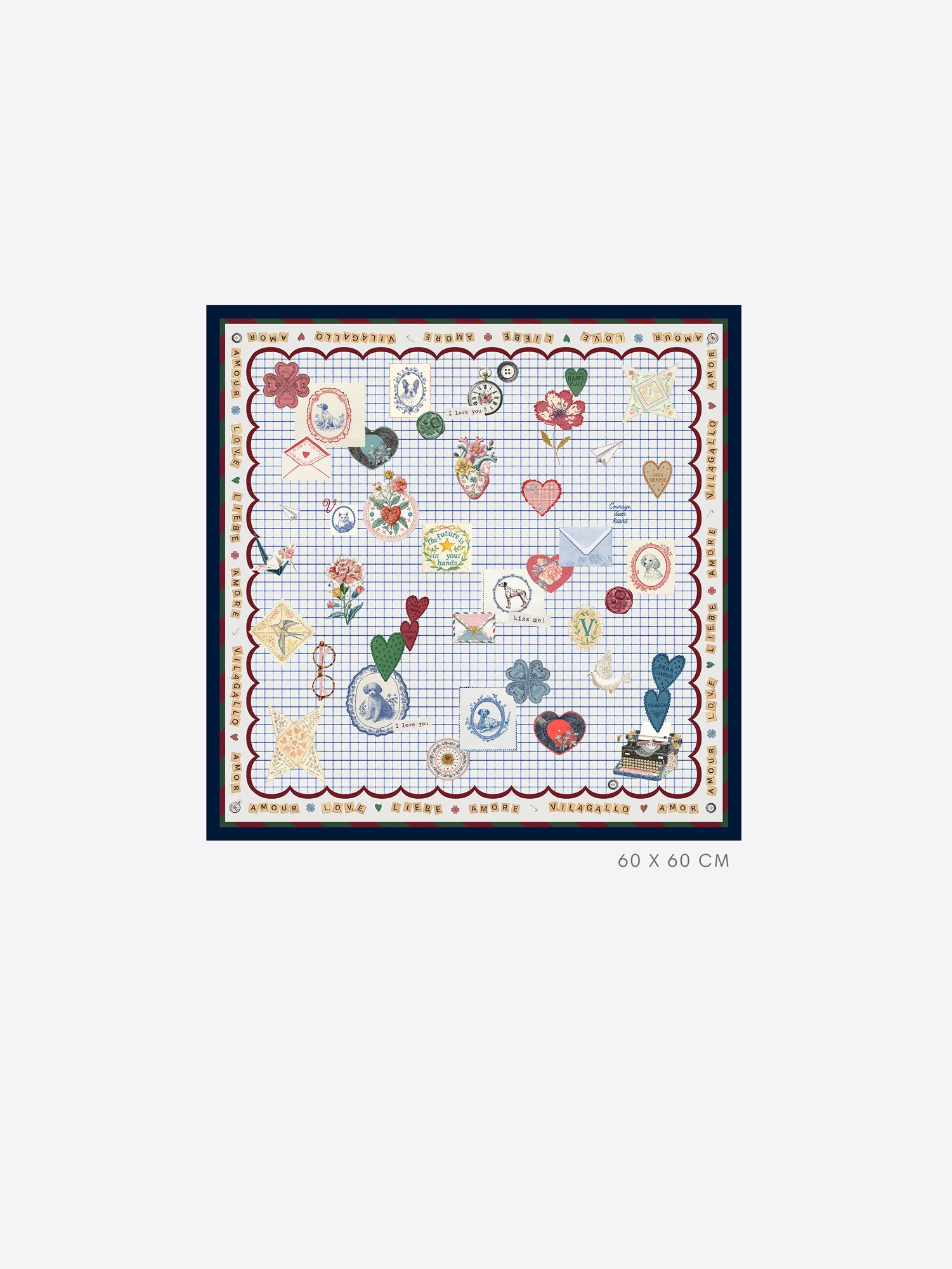MINI LOVE SILK SCARF