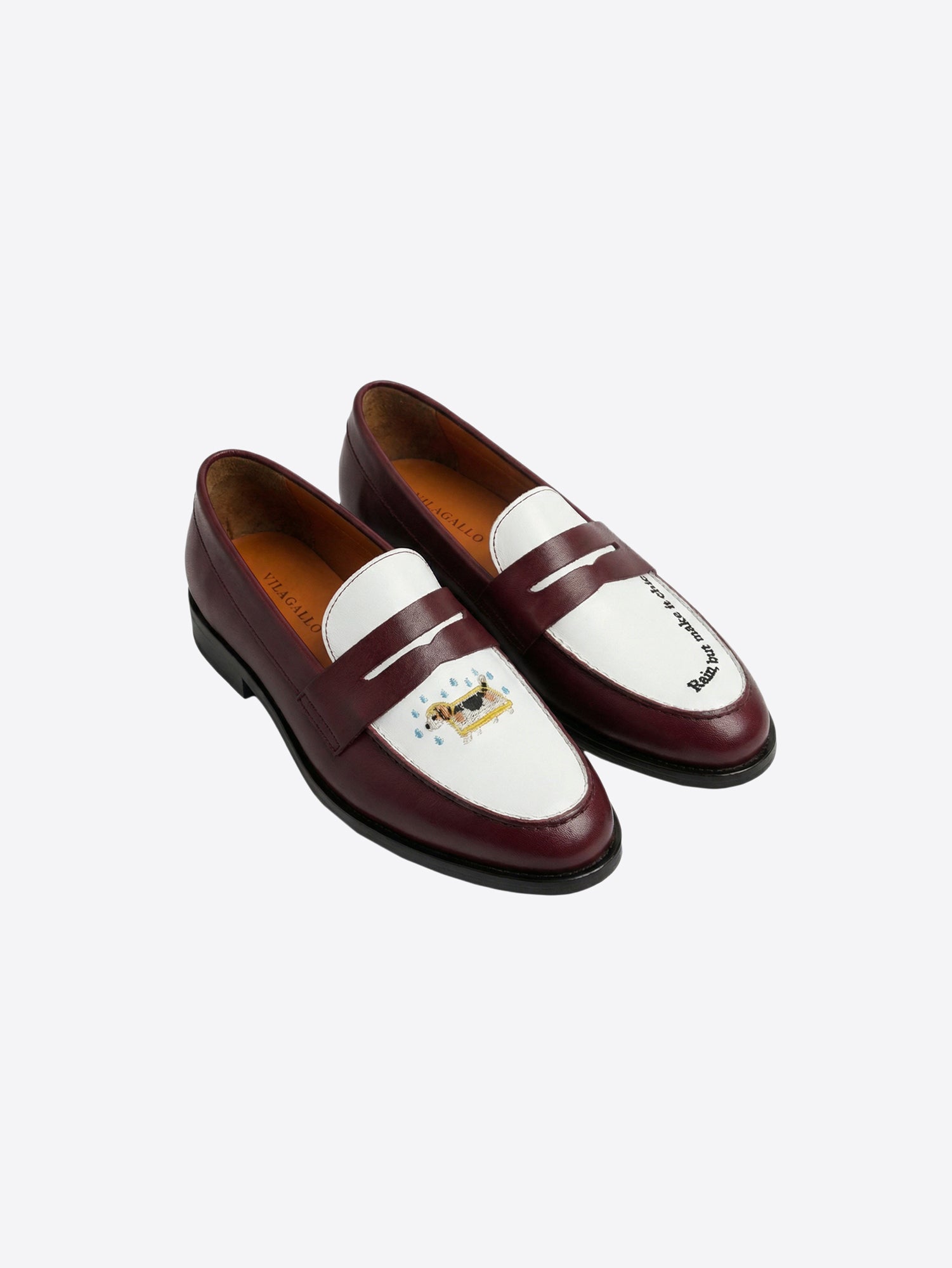 BORDEAUX LOAFER DOG RAINCOAT