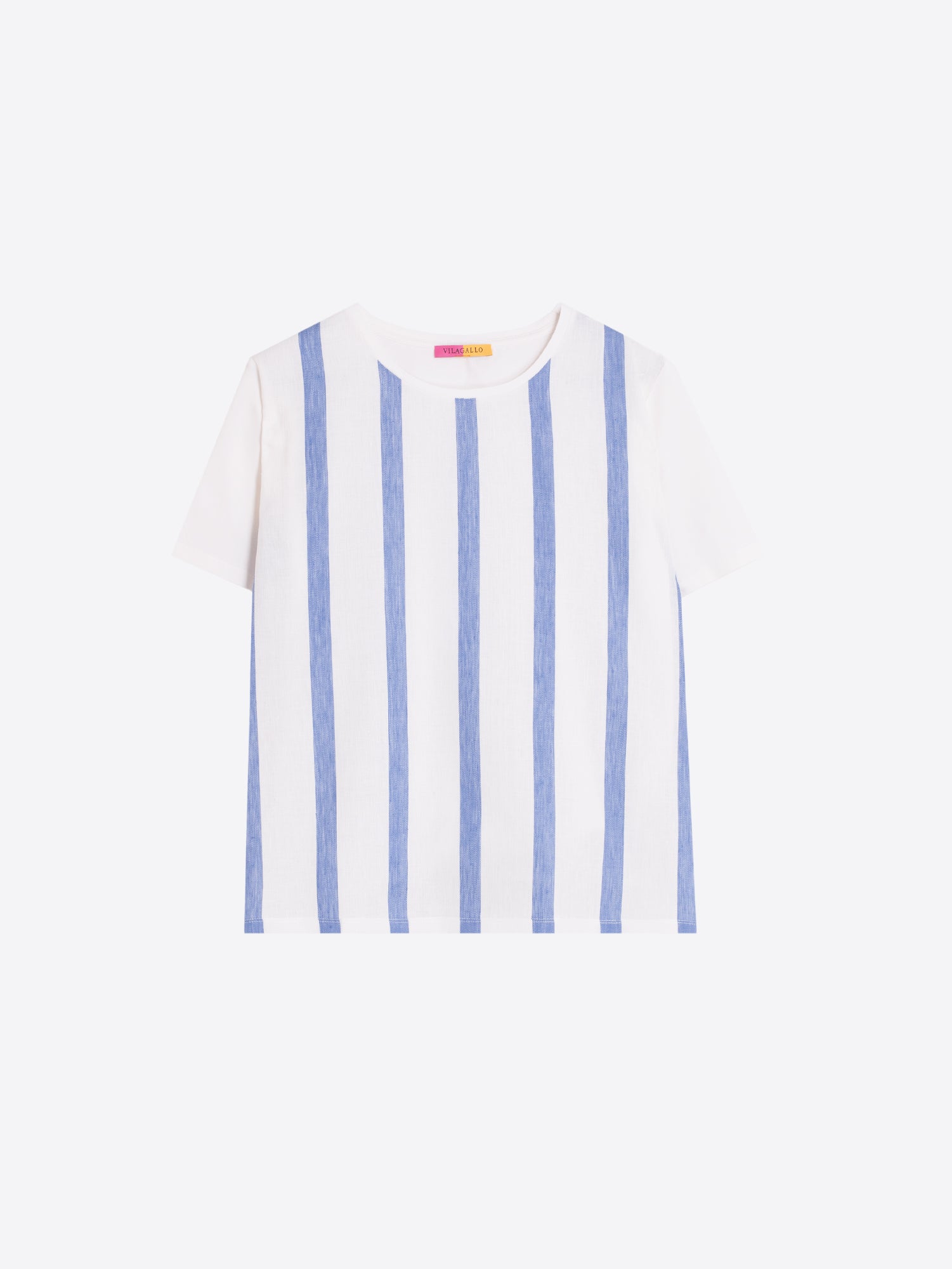 CAMISETA RAYAS AZUL CIELO