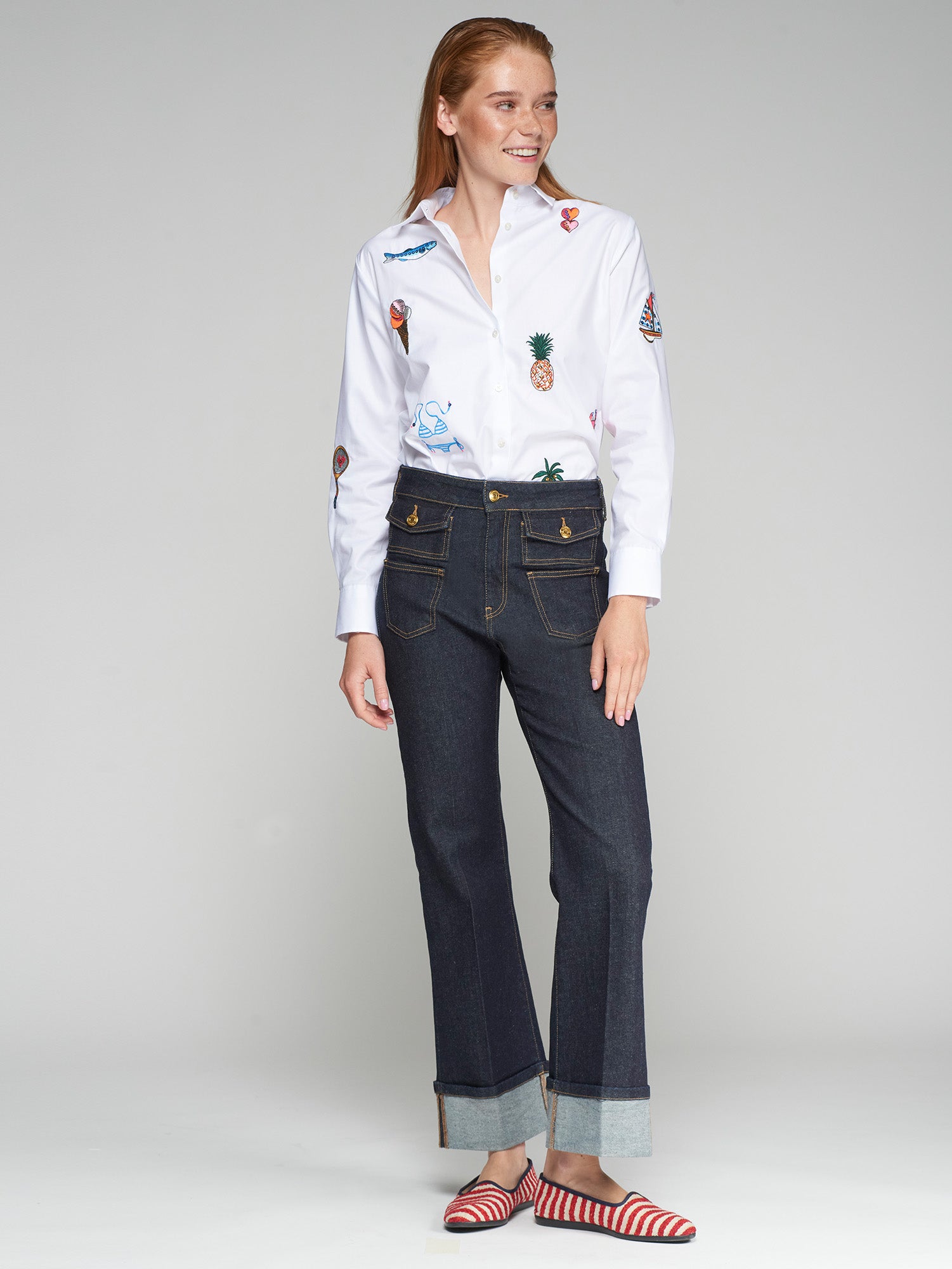 PANTALON ANNINA DENIM OSCURO P