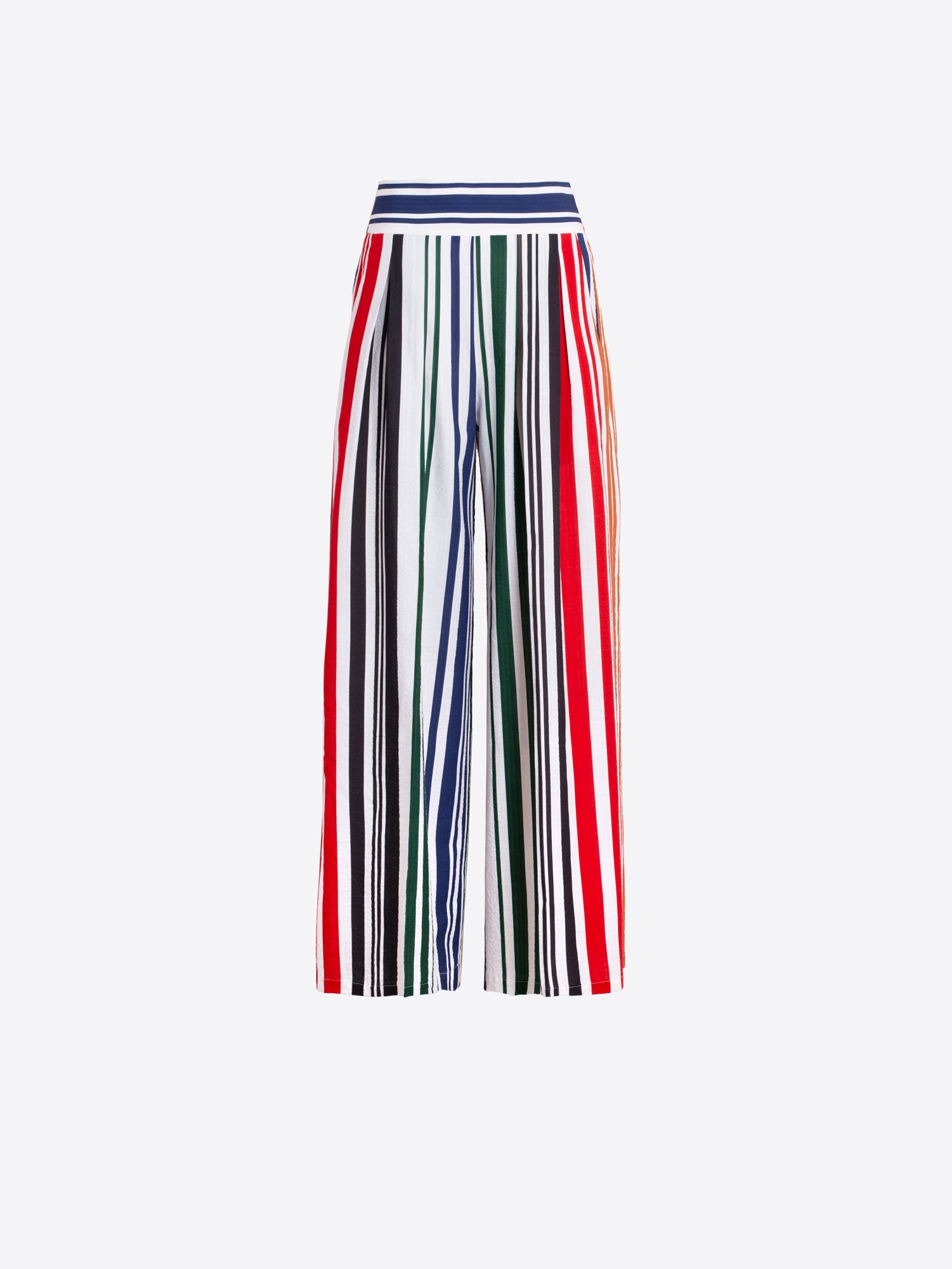 PANTALÓN PALAZZO DE RAYAS MULTICOLOR