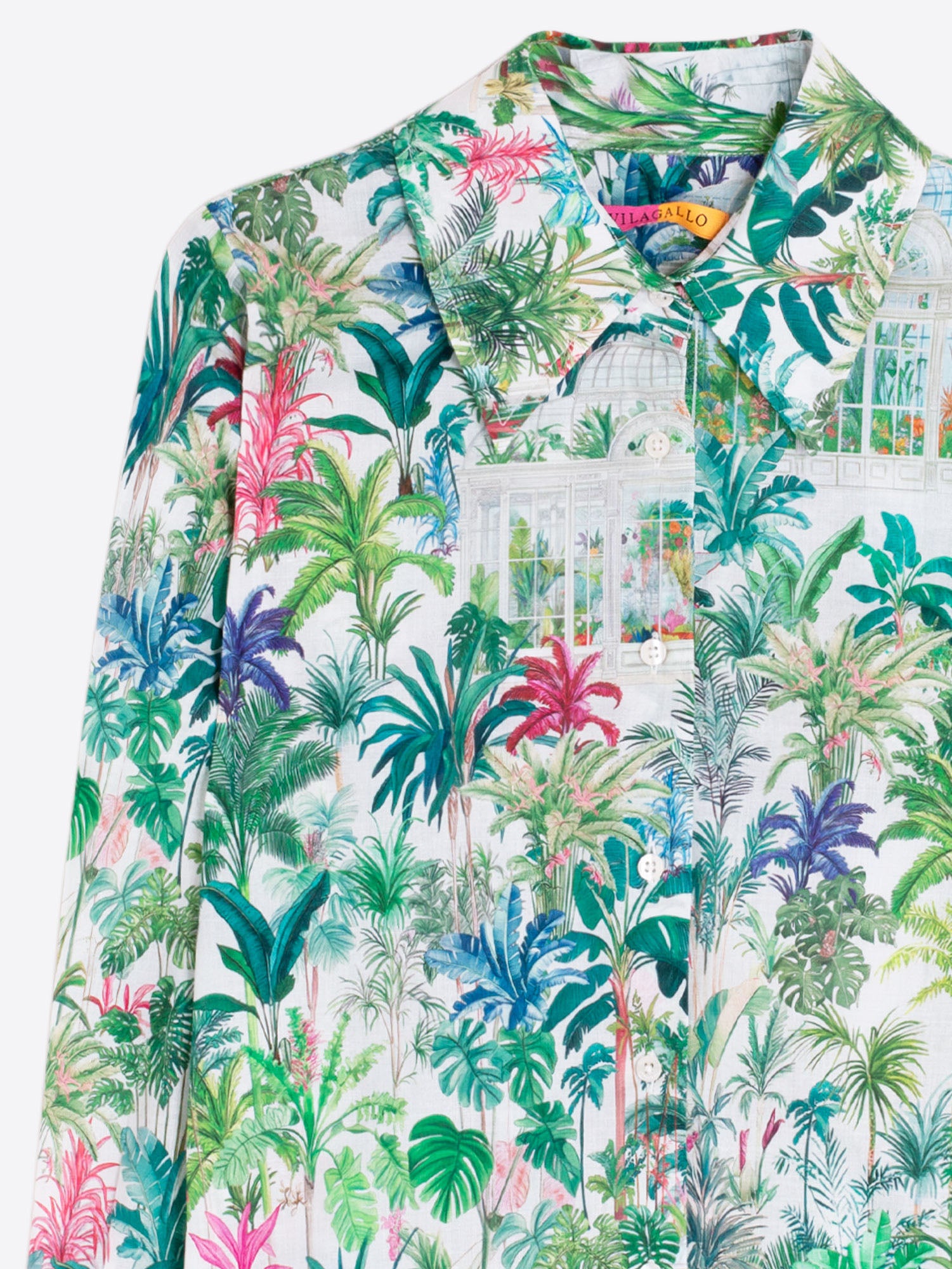 CAMISA ESTAMPADO JARDÍN TROPICAL