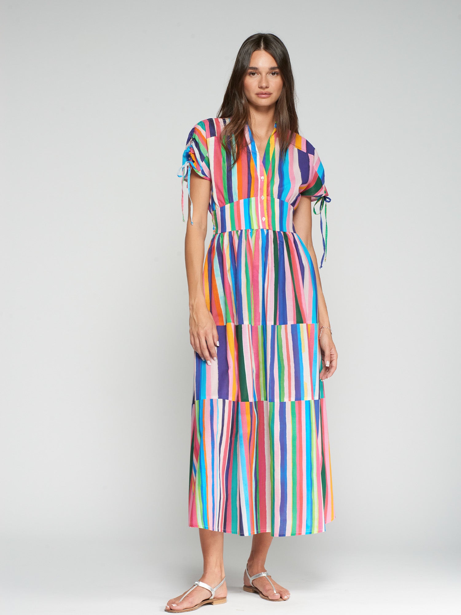 VESTIDO RAYAS MULTICOLOR