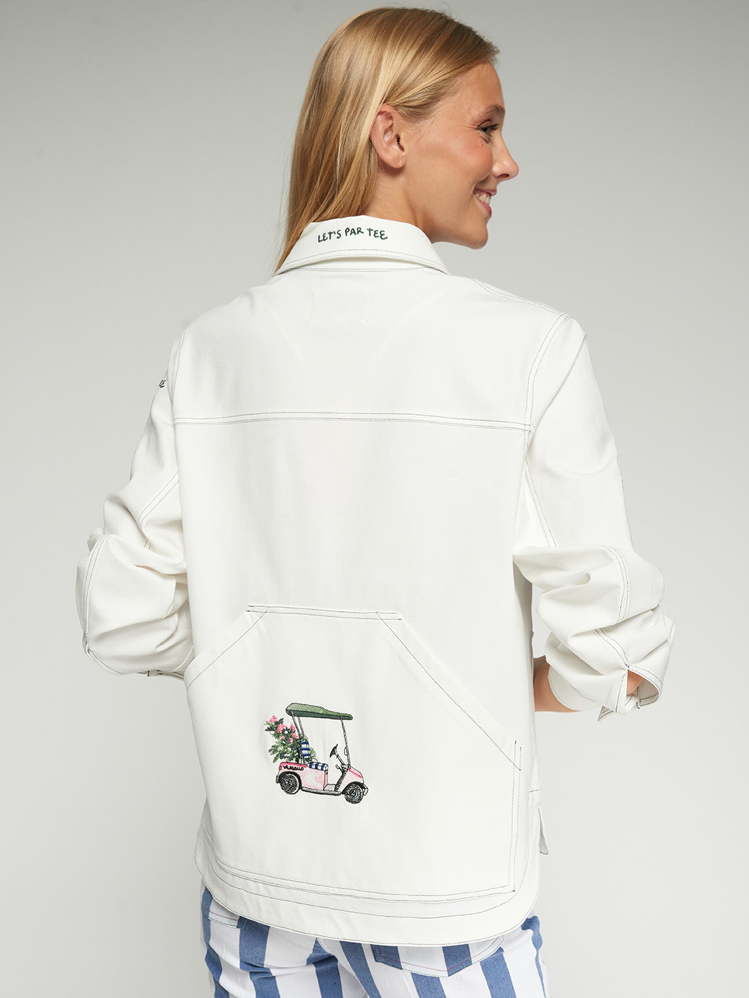CHAQUETA BOMBER BORDADOS GOLF