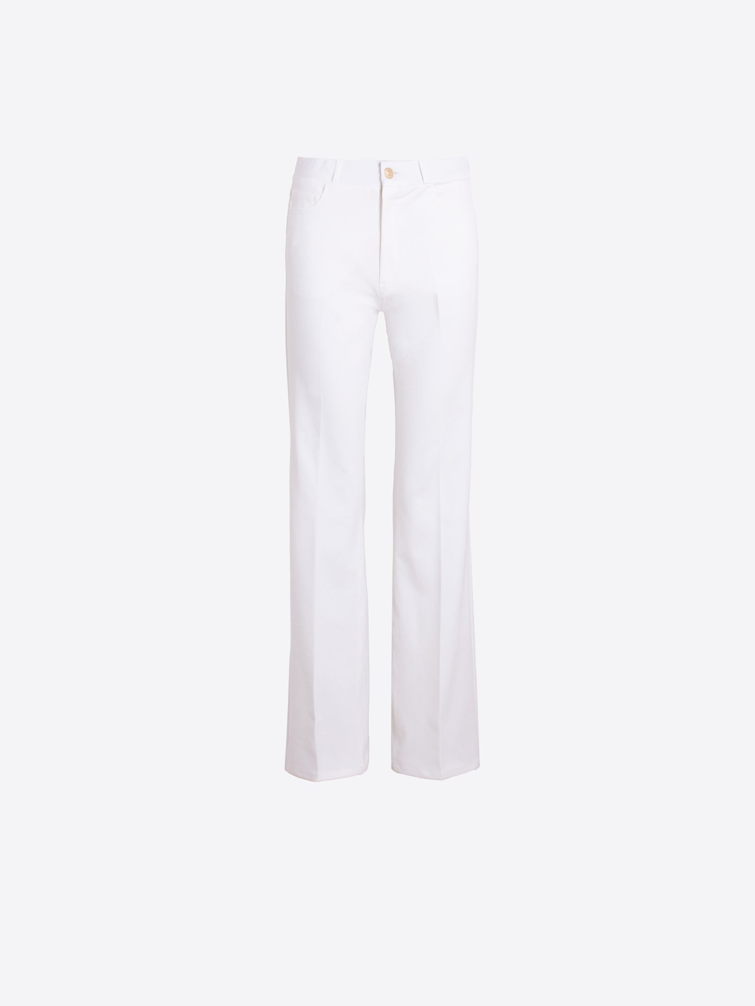 PANTALÓN BLANCO RECTO BÁSICO