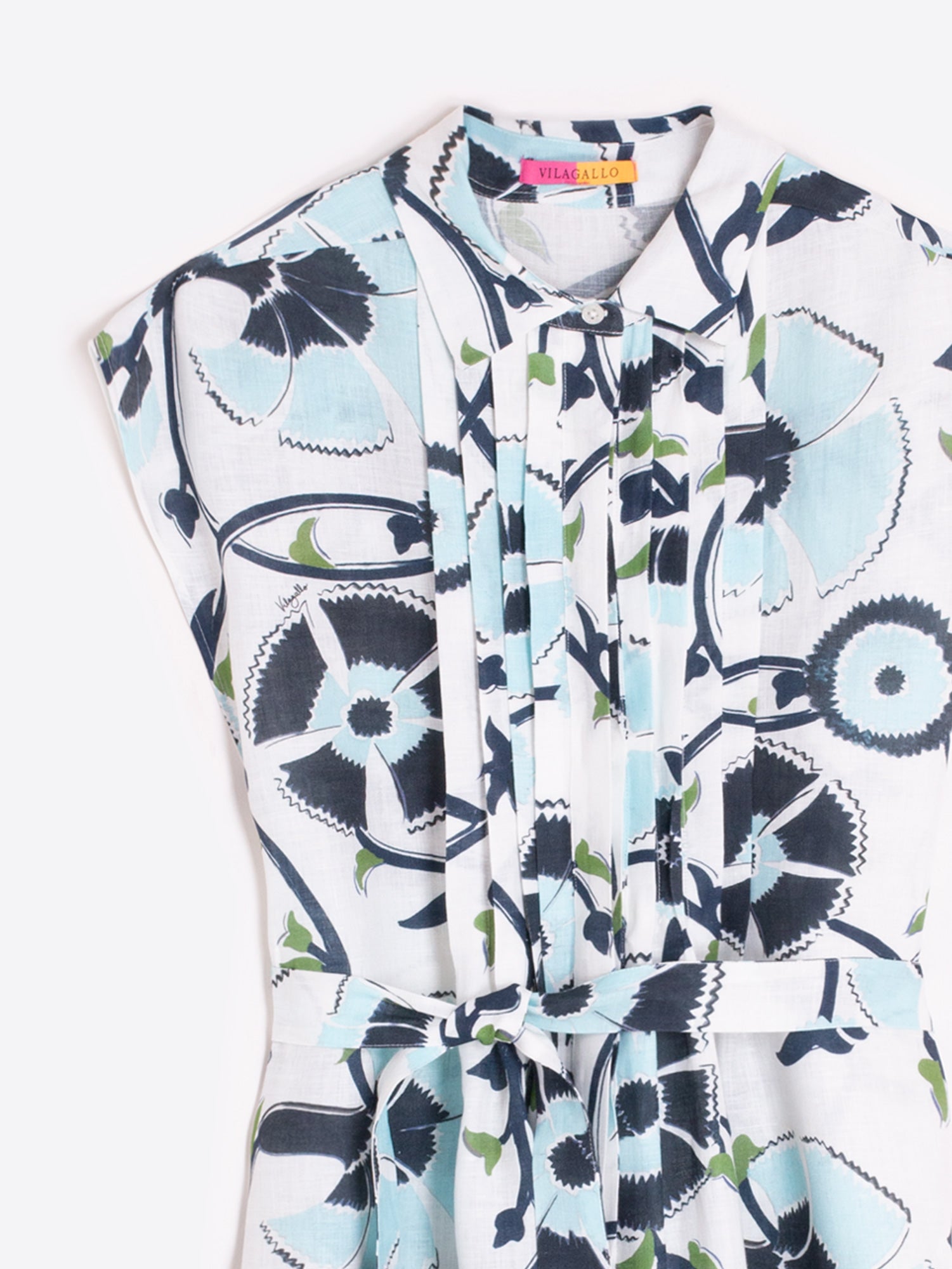 VESTIDO CAMISERO ESTAMPADO FLORAL