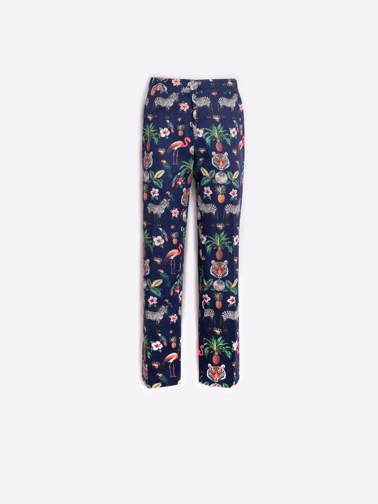PANTALÓN ESTAMPADO ANIMALIA FONDO MARINO