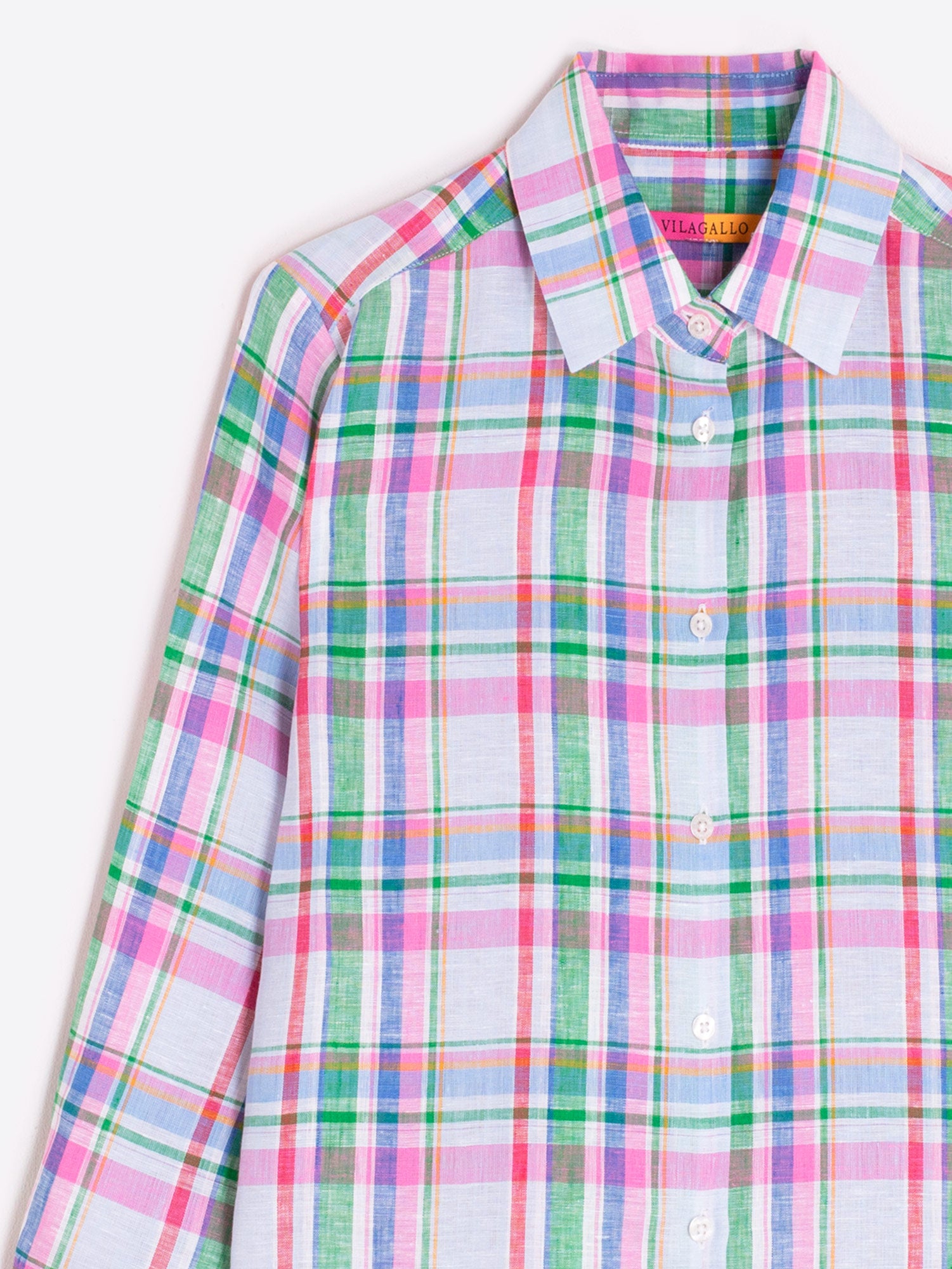 CAMISA CUADROS MULTICOLOR