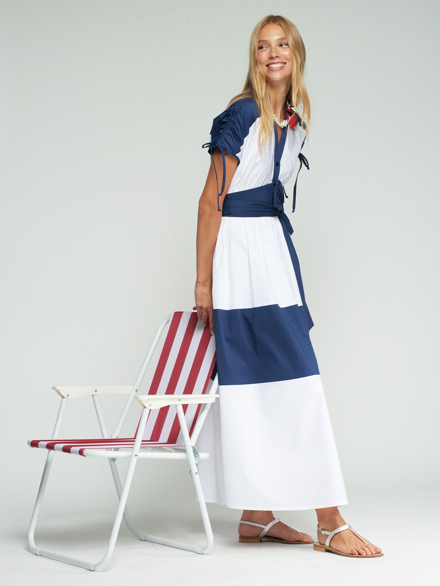 betty boop blue dress WHITE AND NAVY DRESS