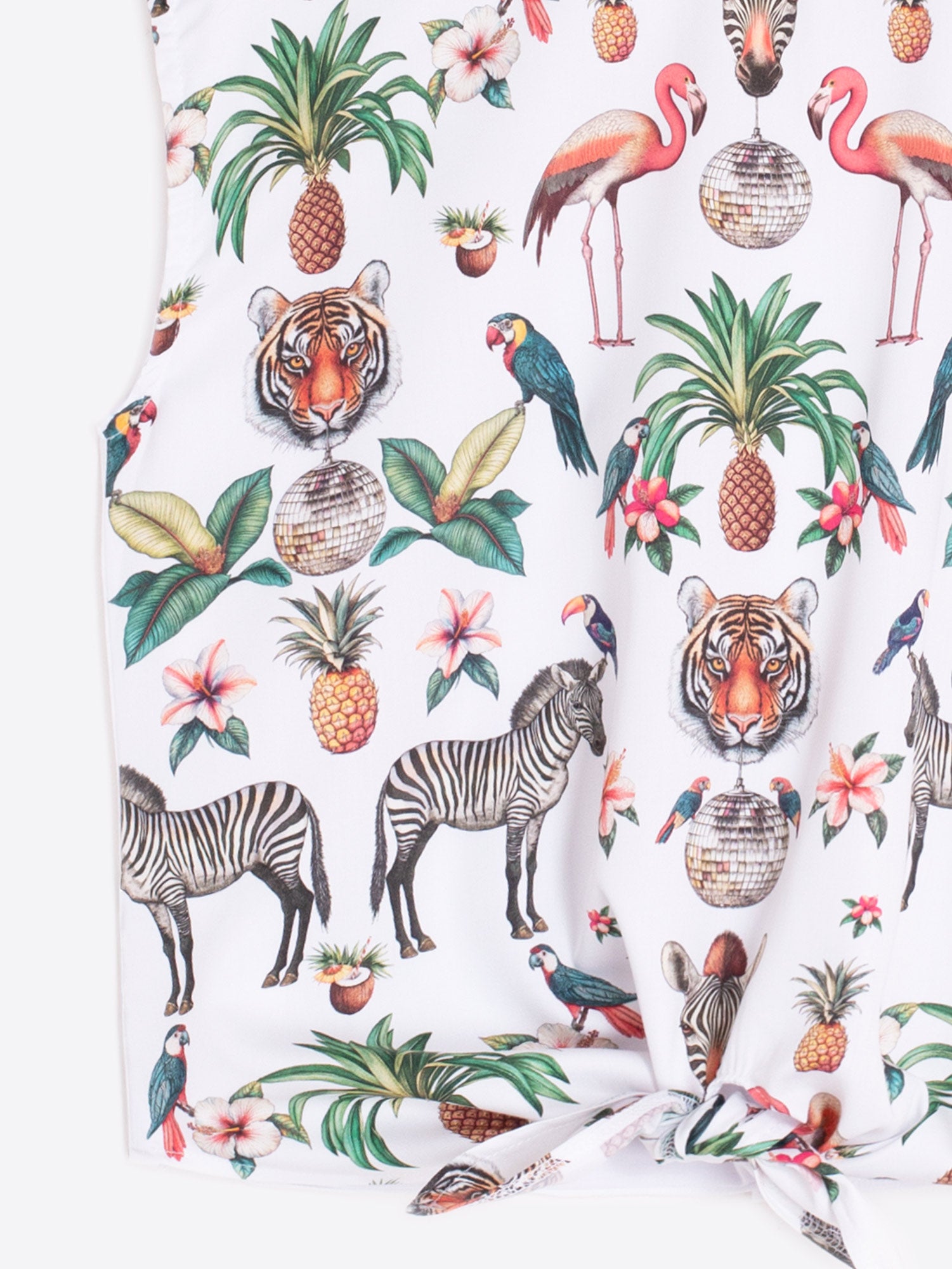 CAMISETA ESTAMPADO SAFARI NUDO