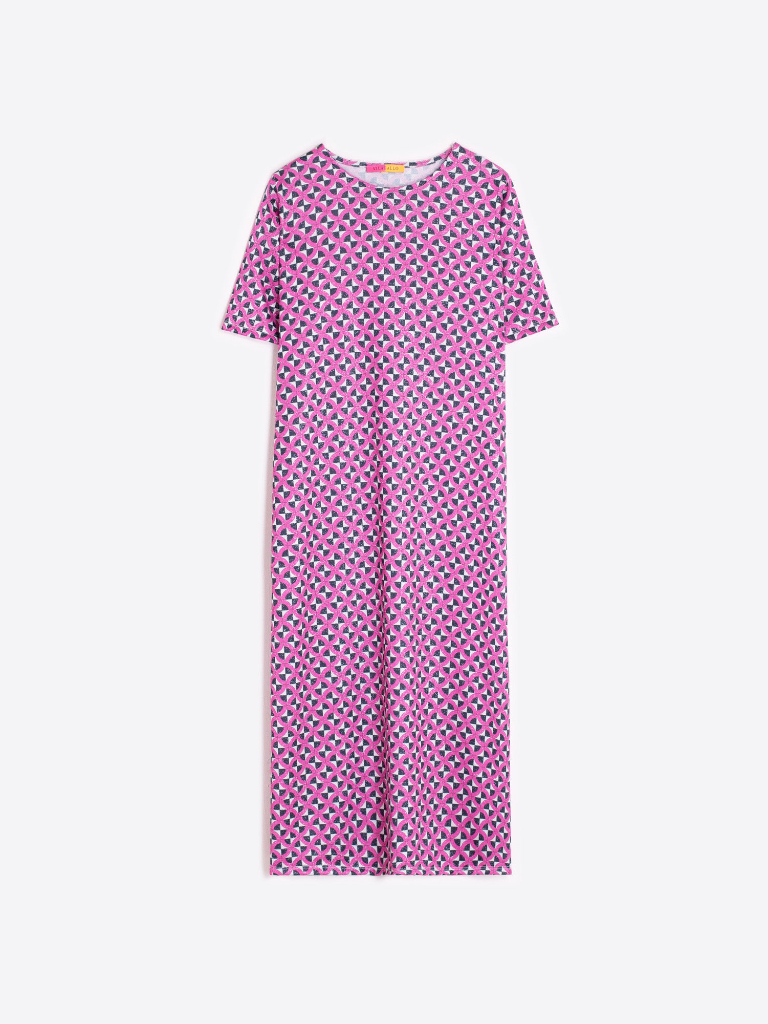 VESTIDO CLARA GEOMETRICO LUREX