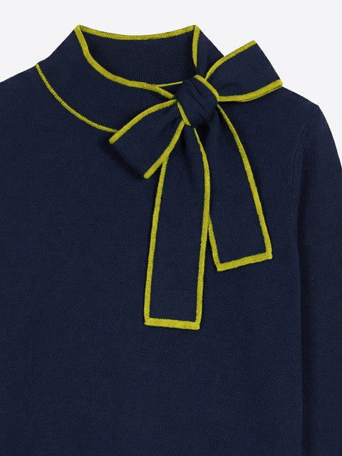 JERSEY MARINO Y AMARILLO LAZO