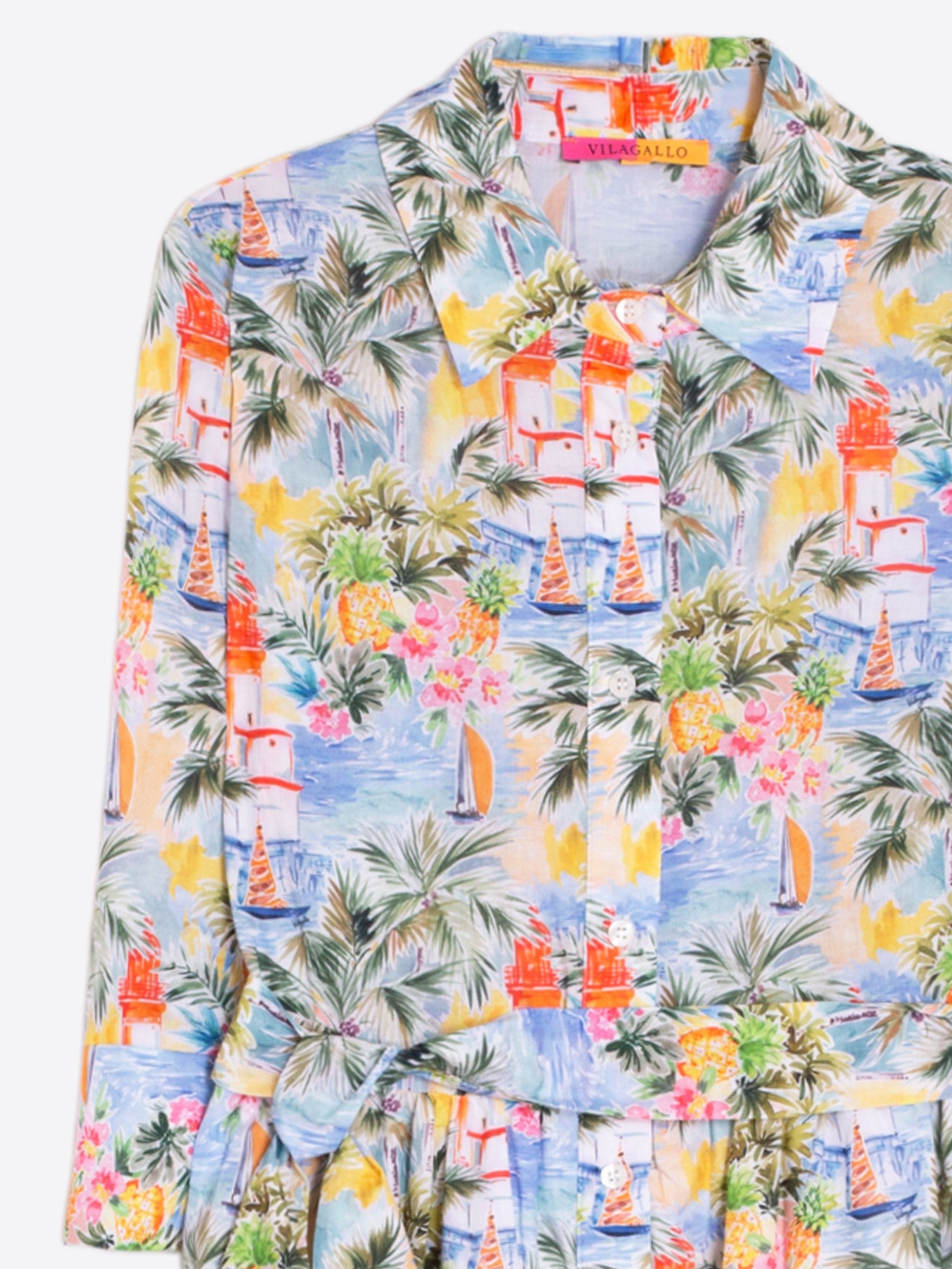 VESTIDO TROPICAL ESTAMPADO