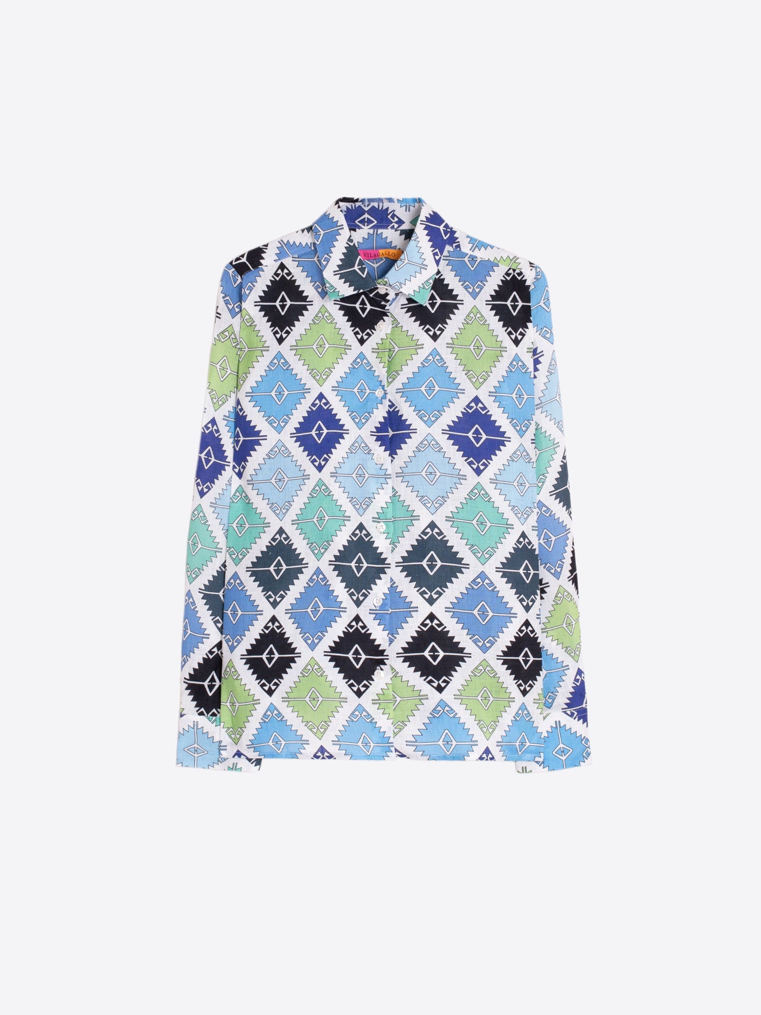 CAMISA ISA NAVAJO TURQUESA