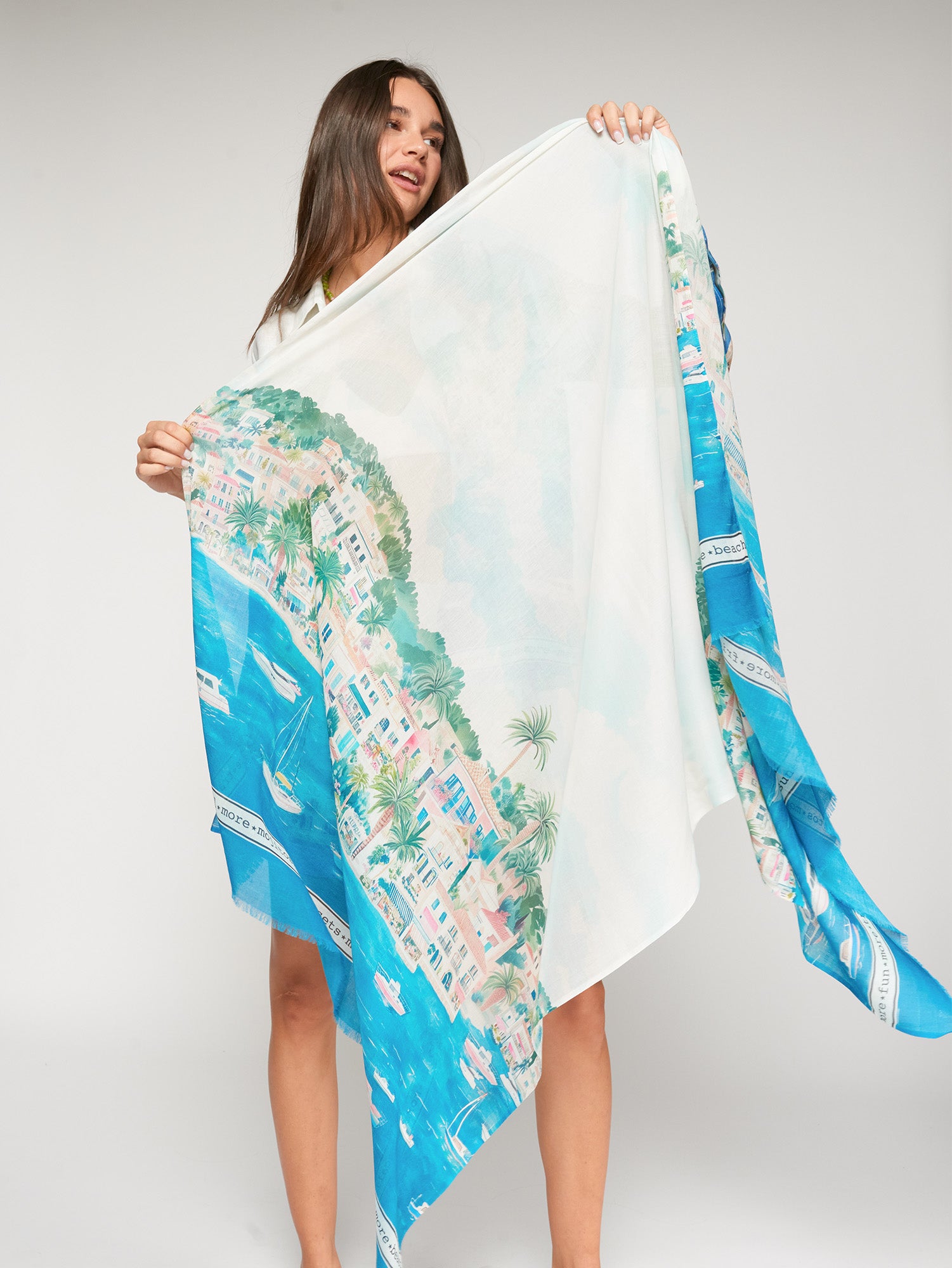 PAÑUELO ESTAMPADO COSTA MEDITERRÁNEA