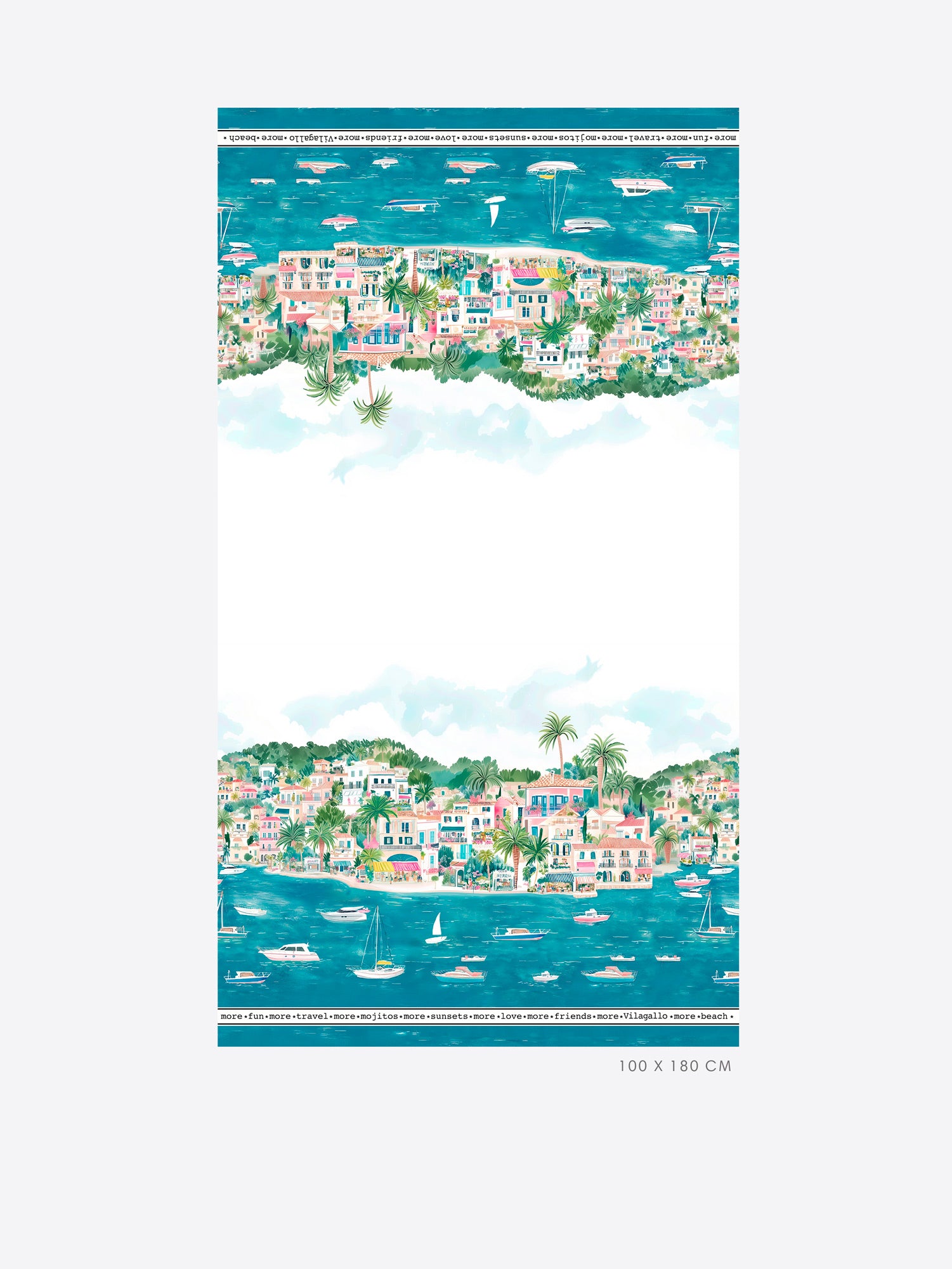 PAÑUELO ESTAMPADO COSTA MEDITERRÁNEA