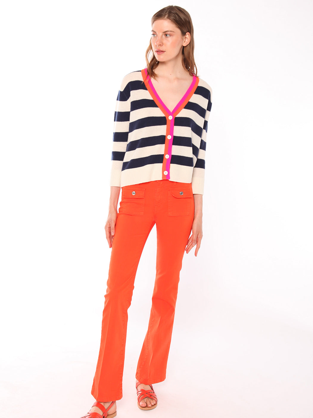 PANTALON LORETTA CORAL RED