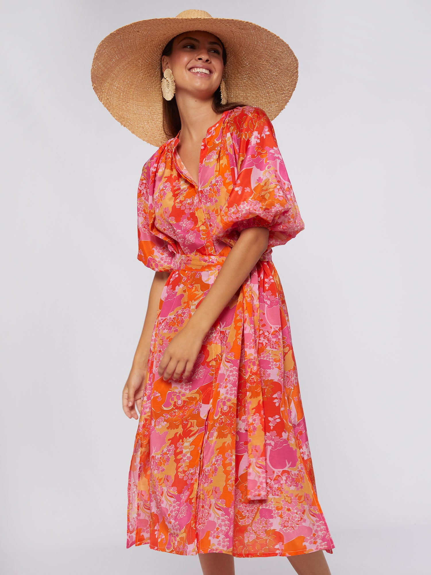 VESTIDO CLAUDETTE PINK BLOSSOM