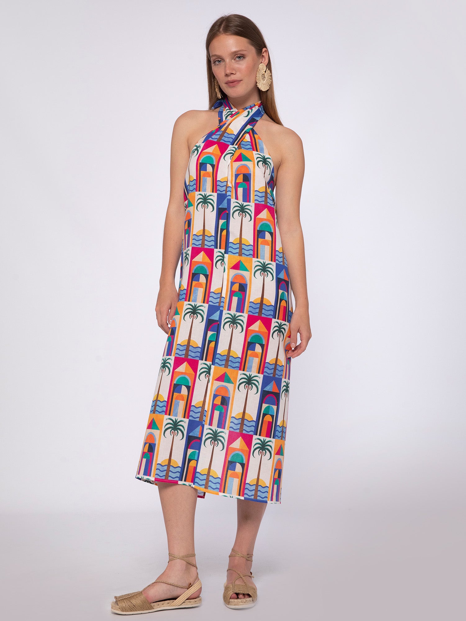 FALDA PAREO PALM BEACH LINEN COTTON