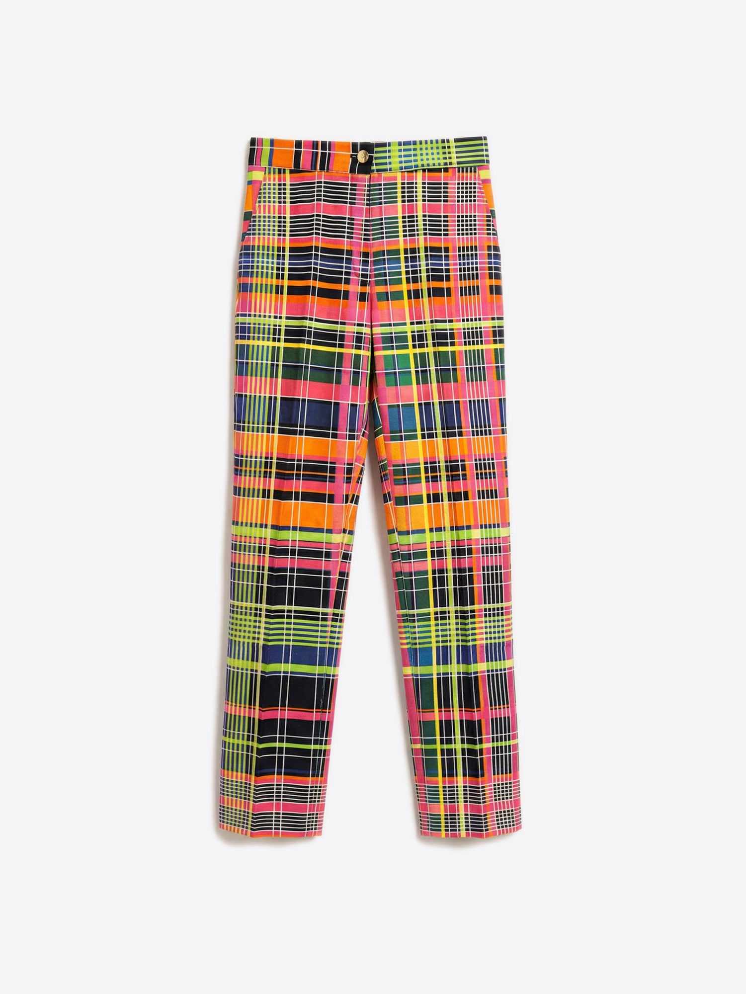 PANTALON TIFFANY MULTICOLOUR CHECK GABARDINA 