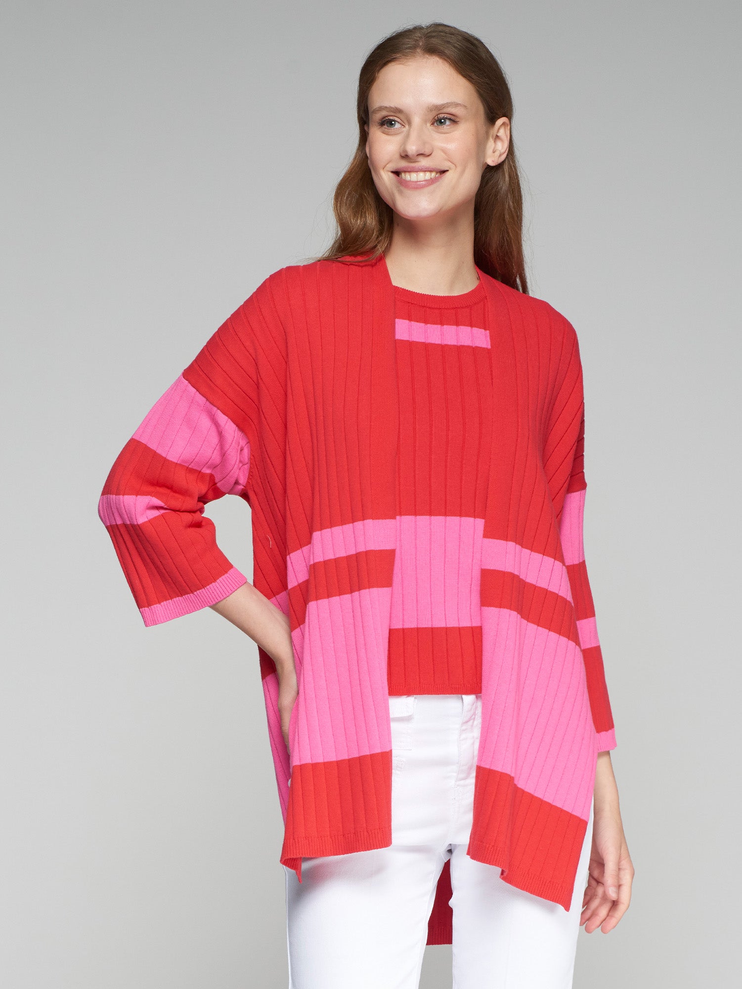 PUNTO CARD CANALE MAIA COLOUR BI ROJO ROSA