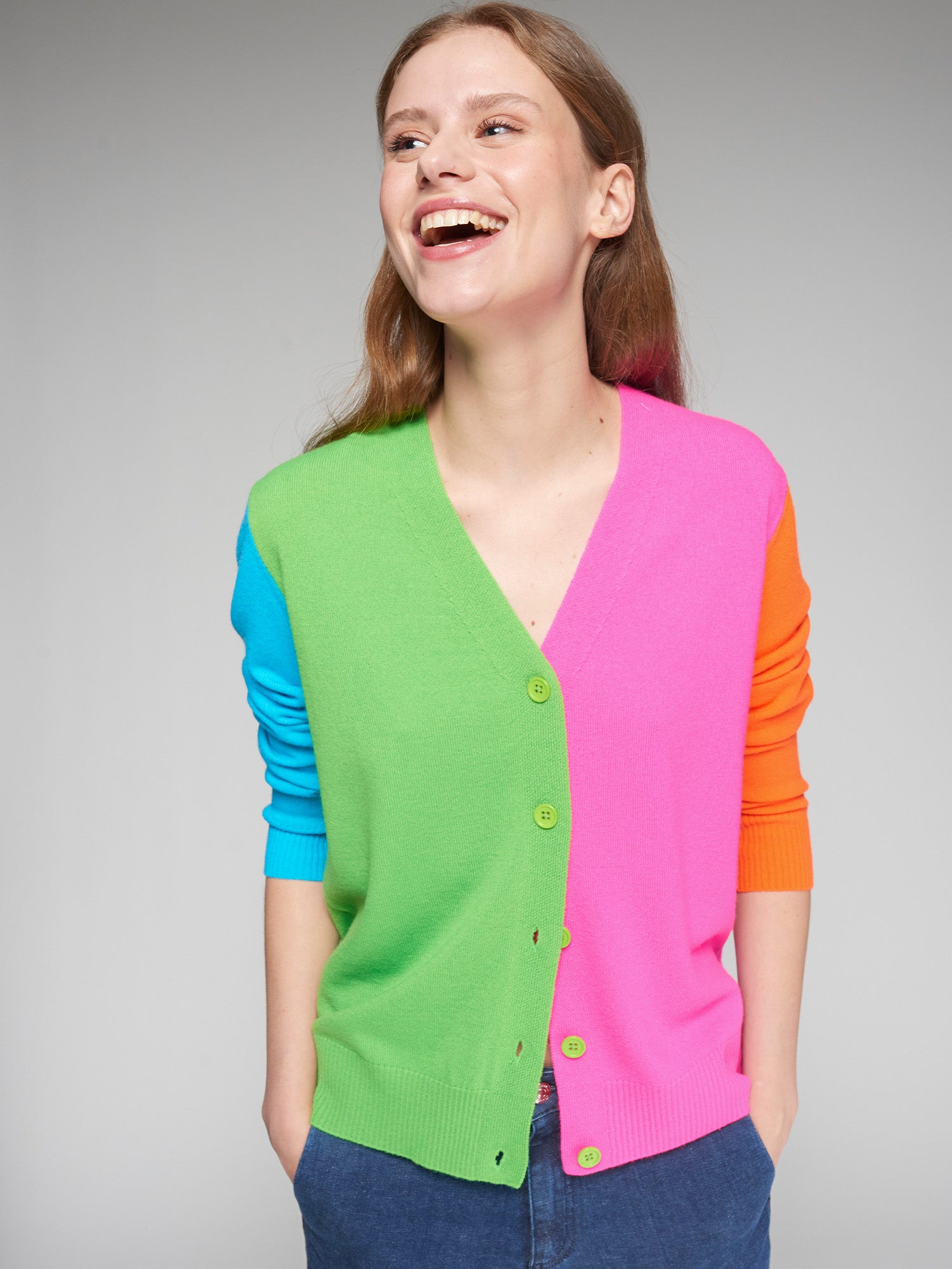 PUNTO CARDIGAN THERESA MULTICOLOR KN