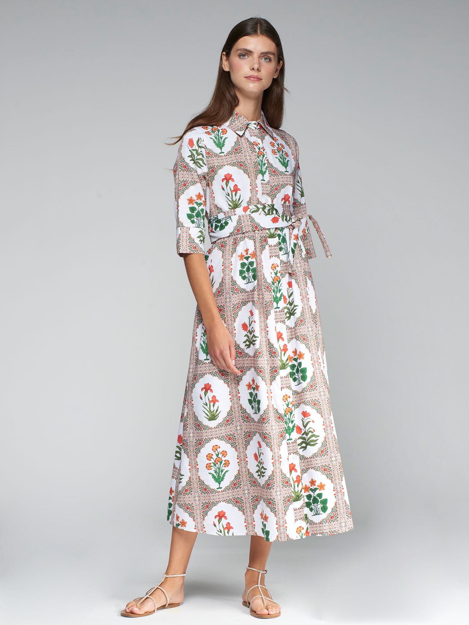 VESTIDO BRENDA MOTIVO FLORAL
