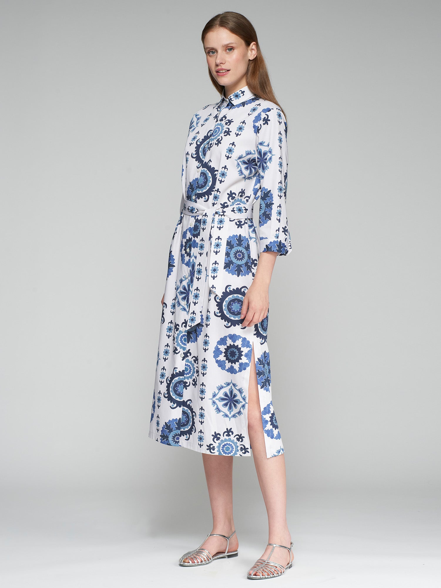 VESTIDO ANTONELLA SUZANI AZUL