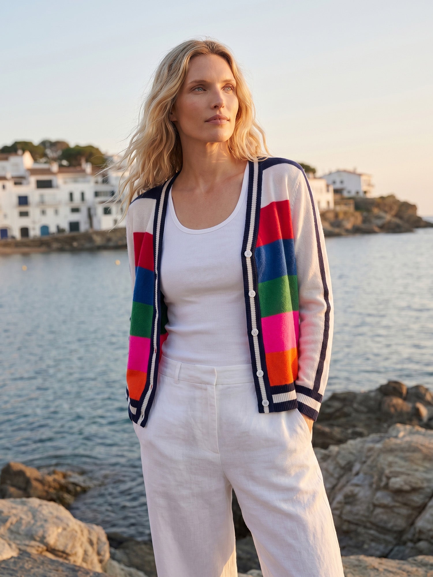 PUNTO CARDIGAN INTRASIA TENNIS MULTICOLOR T